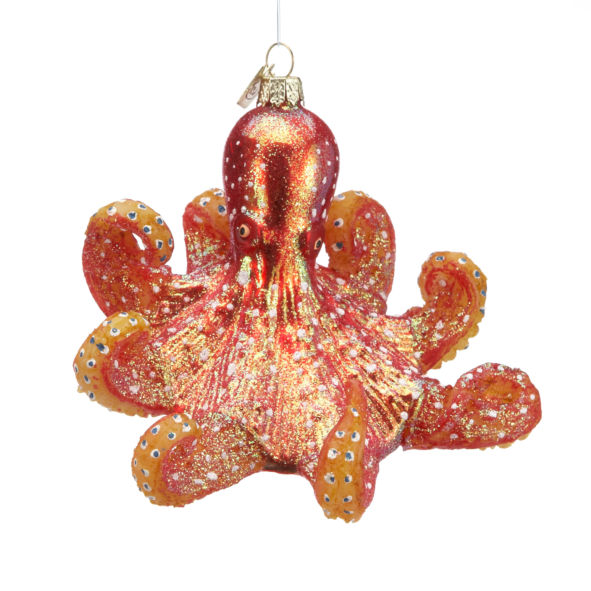 Octopus Christmas Ornament 