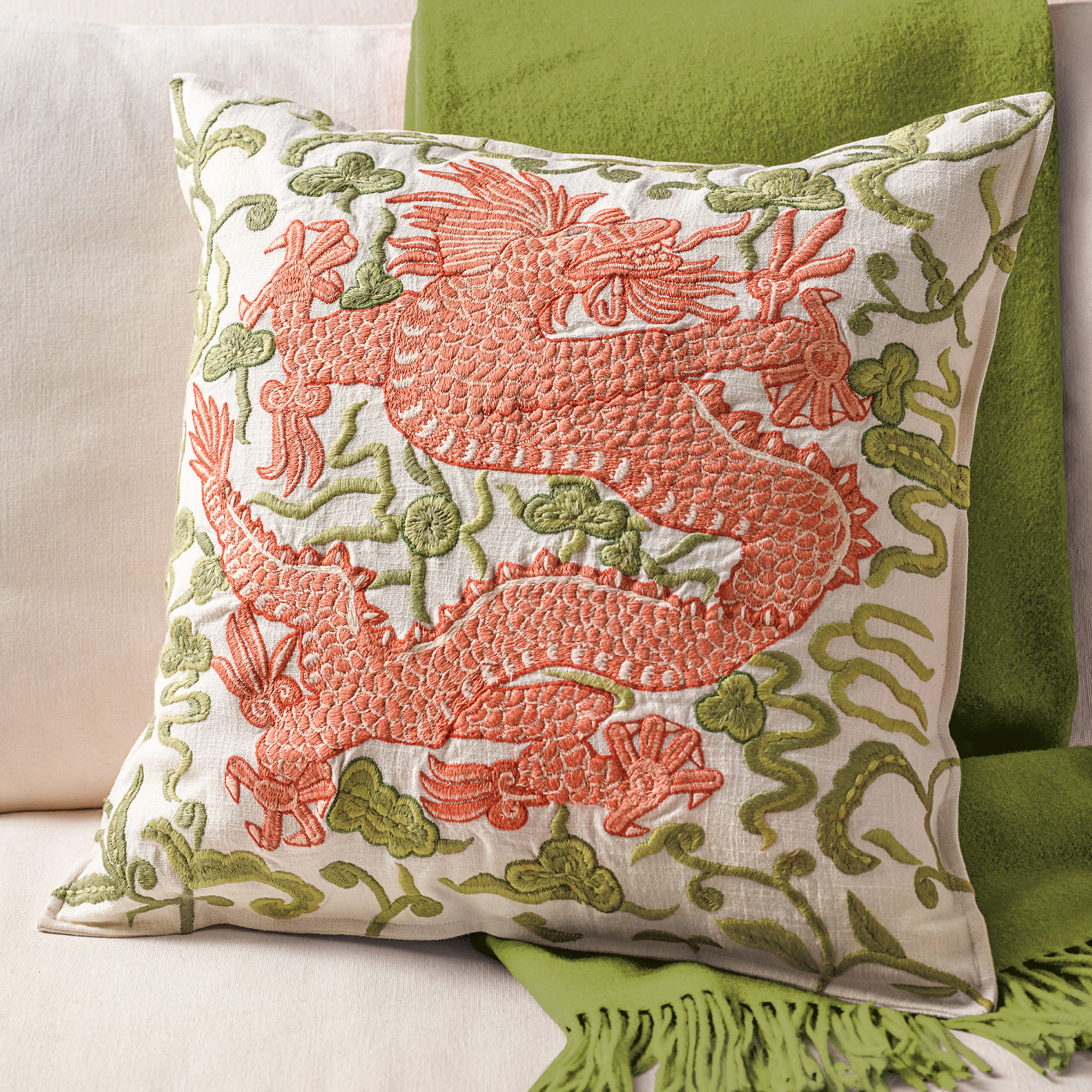 pillowfort dragon throw pillow