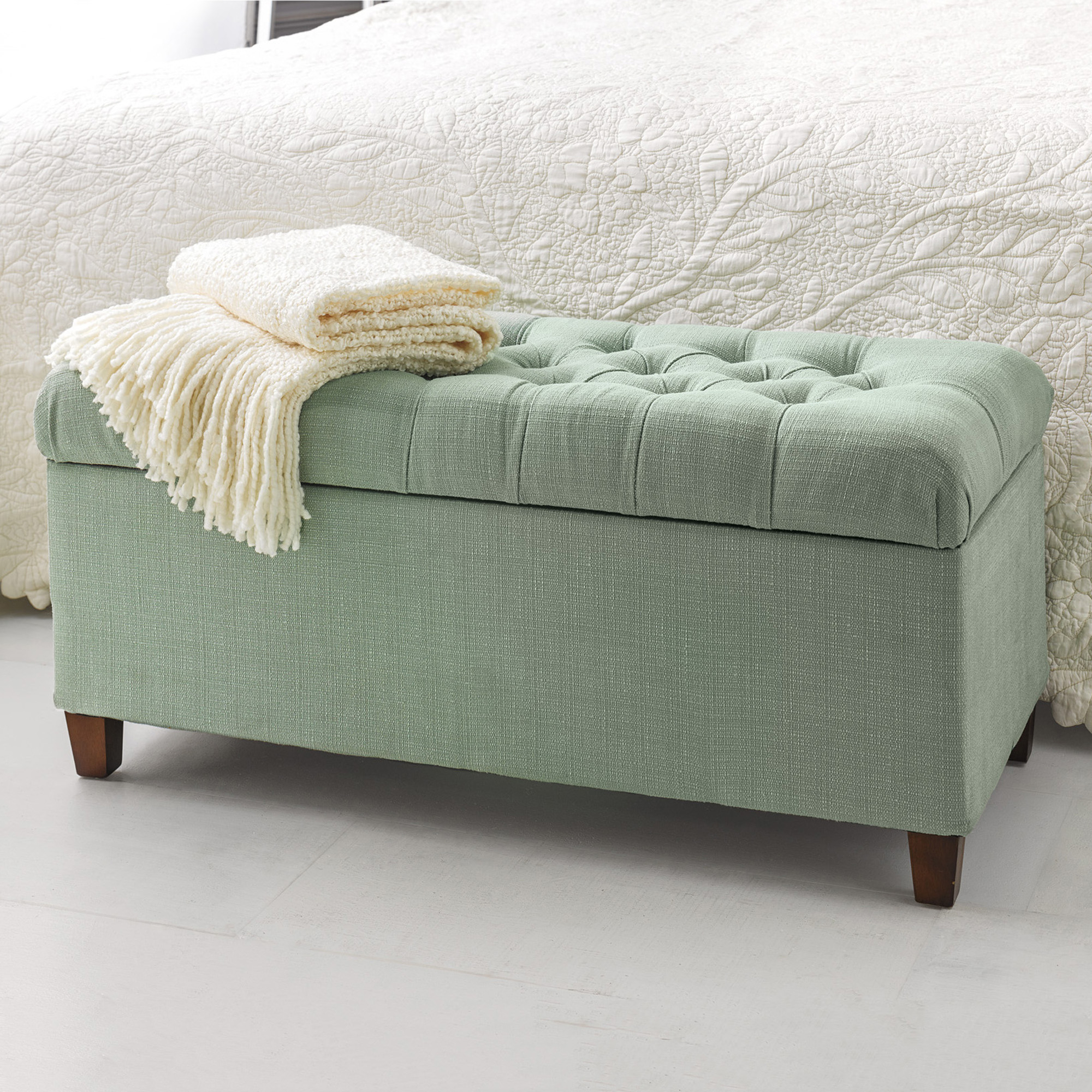 Harlow Storage Bench, Blue Gump's