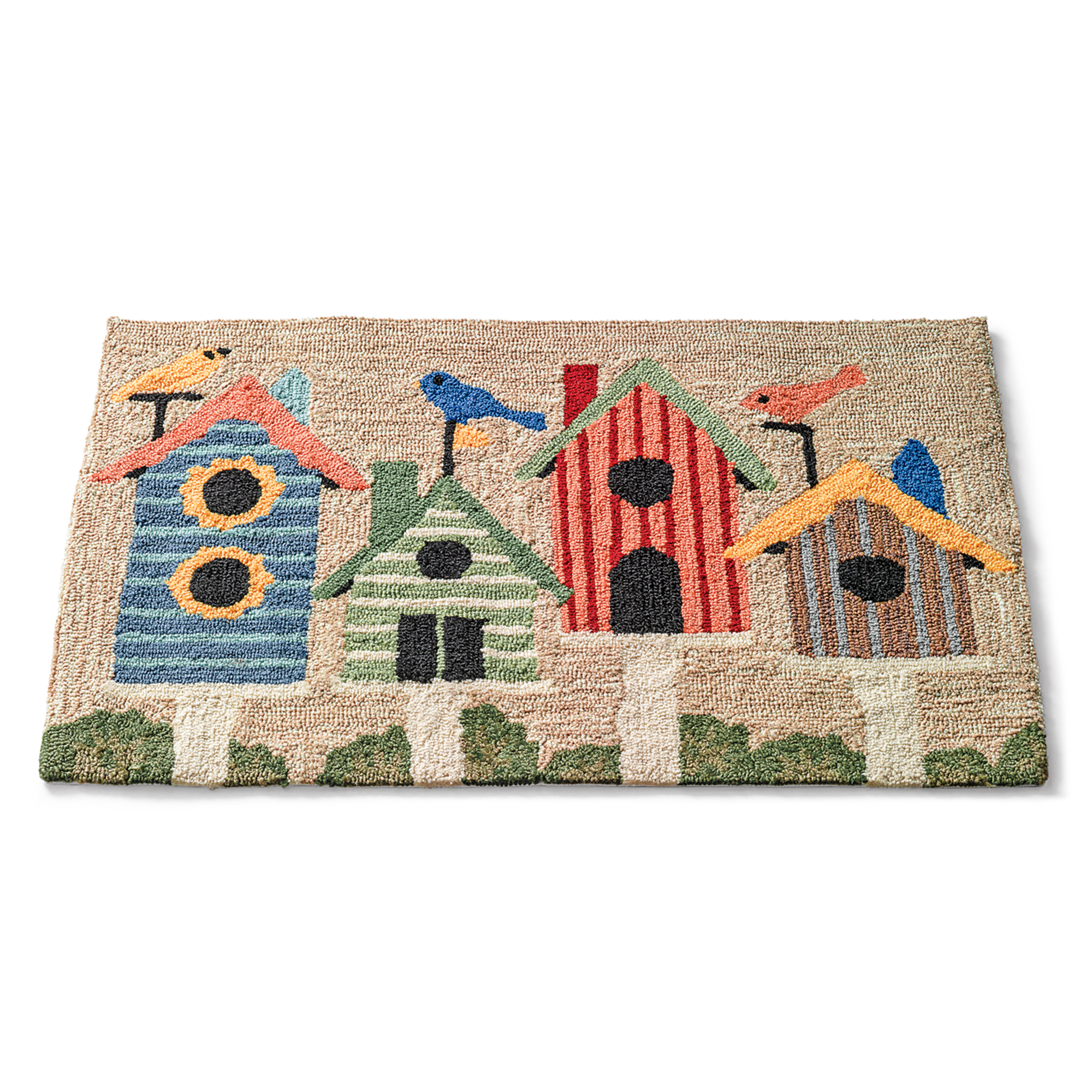 Bird Houses Accent Rug Gump's