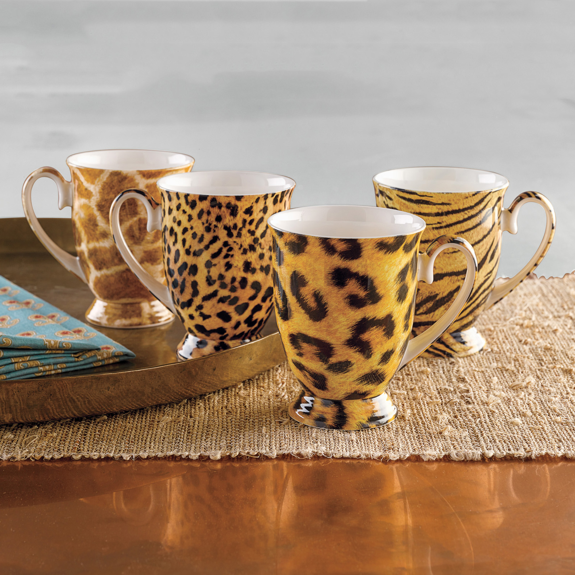 Animal Print Mugs Gump's