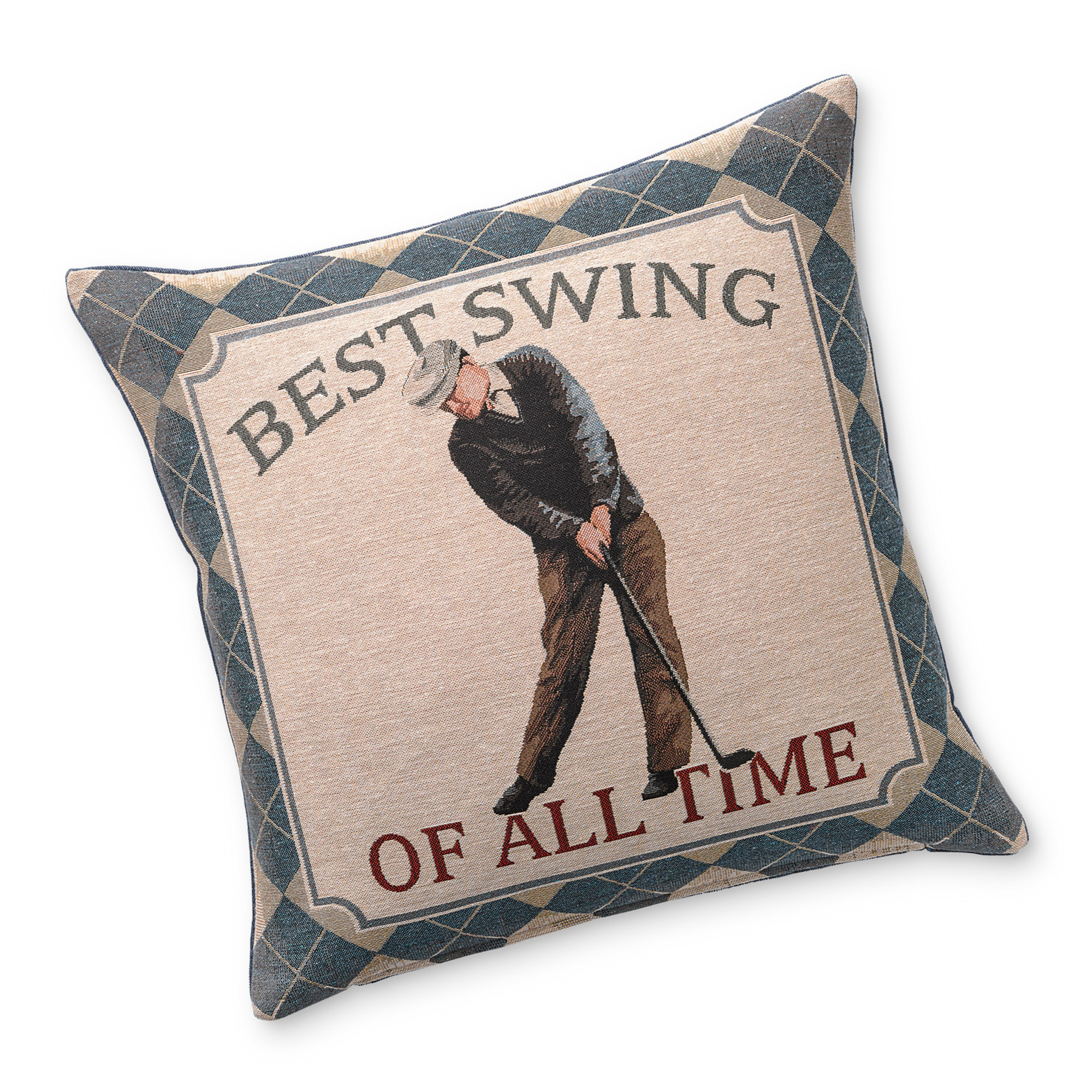Golf Swing Tapestry Pillow Gump's