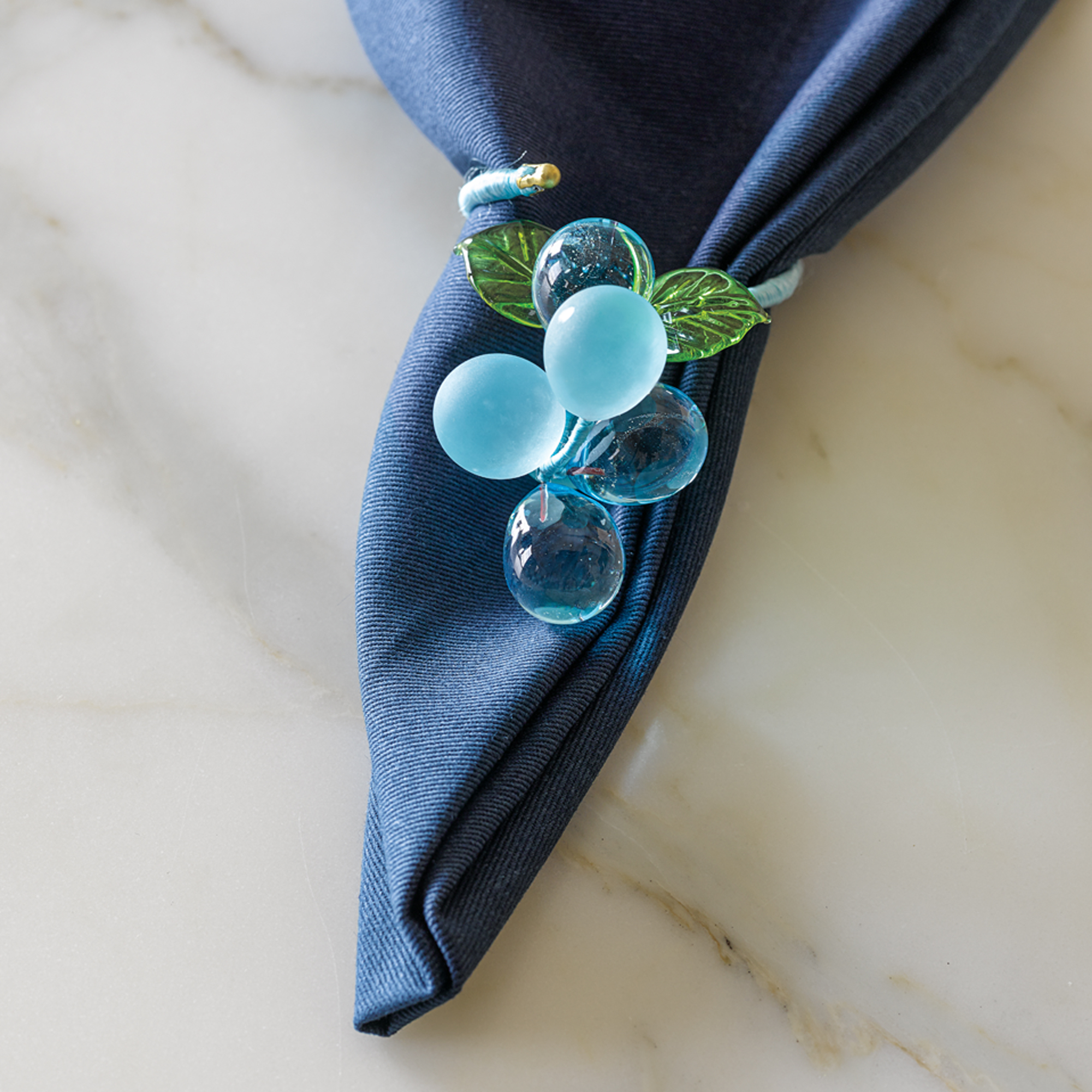 Murano Grape Napkin Rings Gump's