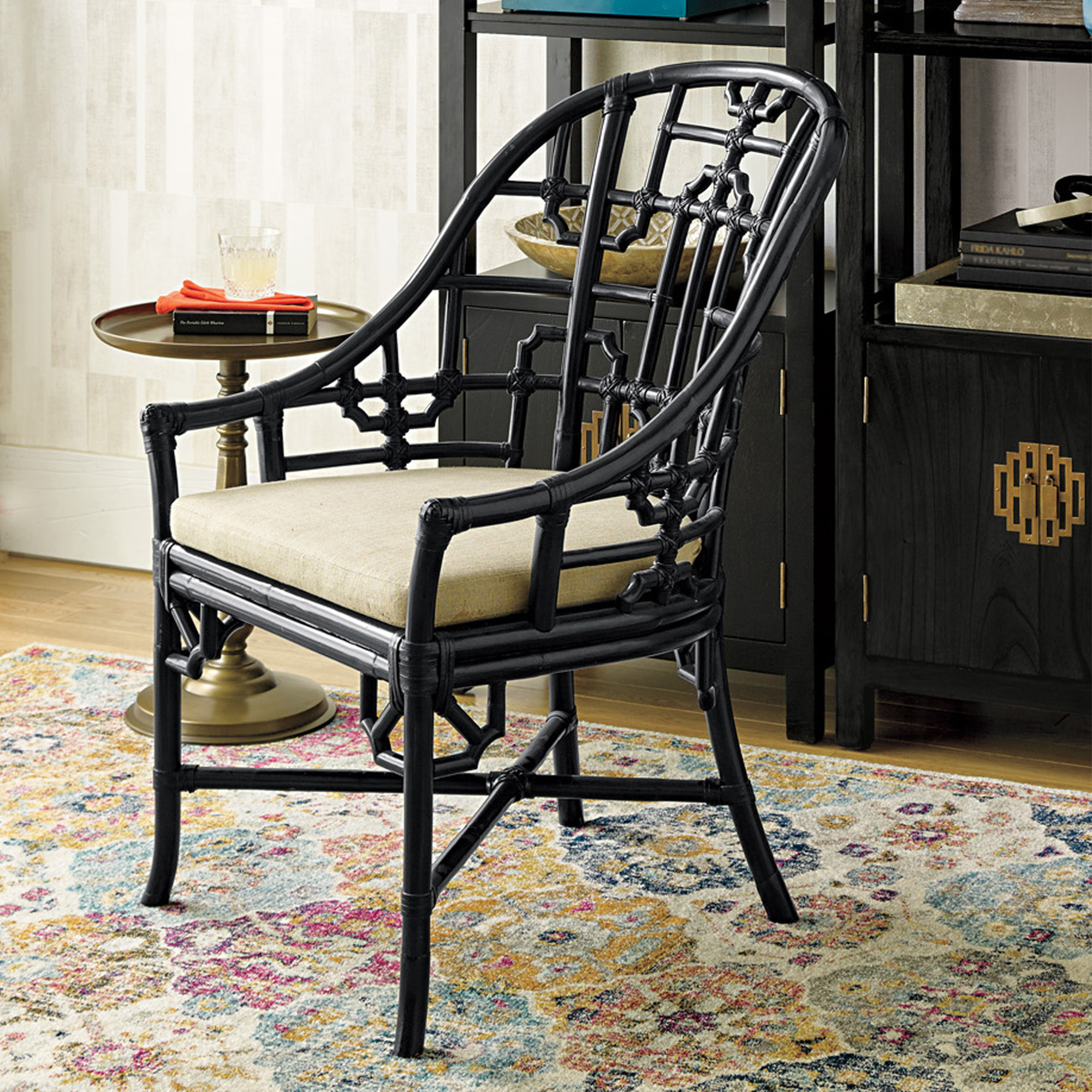 Ming Fretwork Lounge Chair Gump's