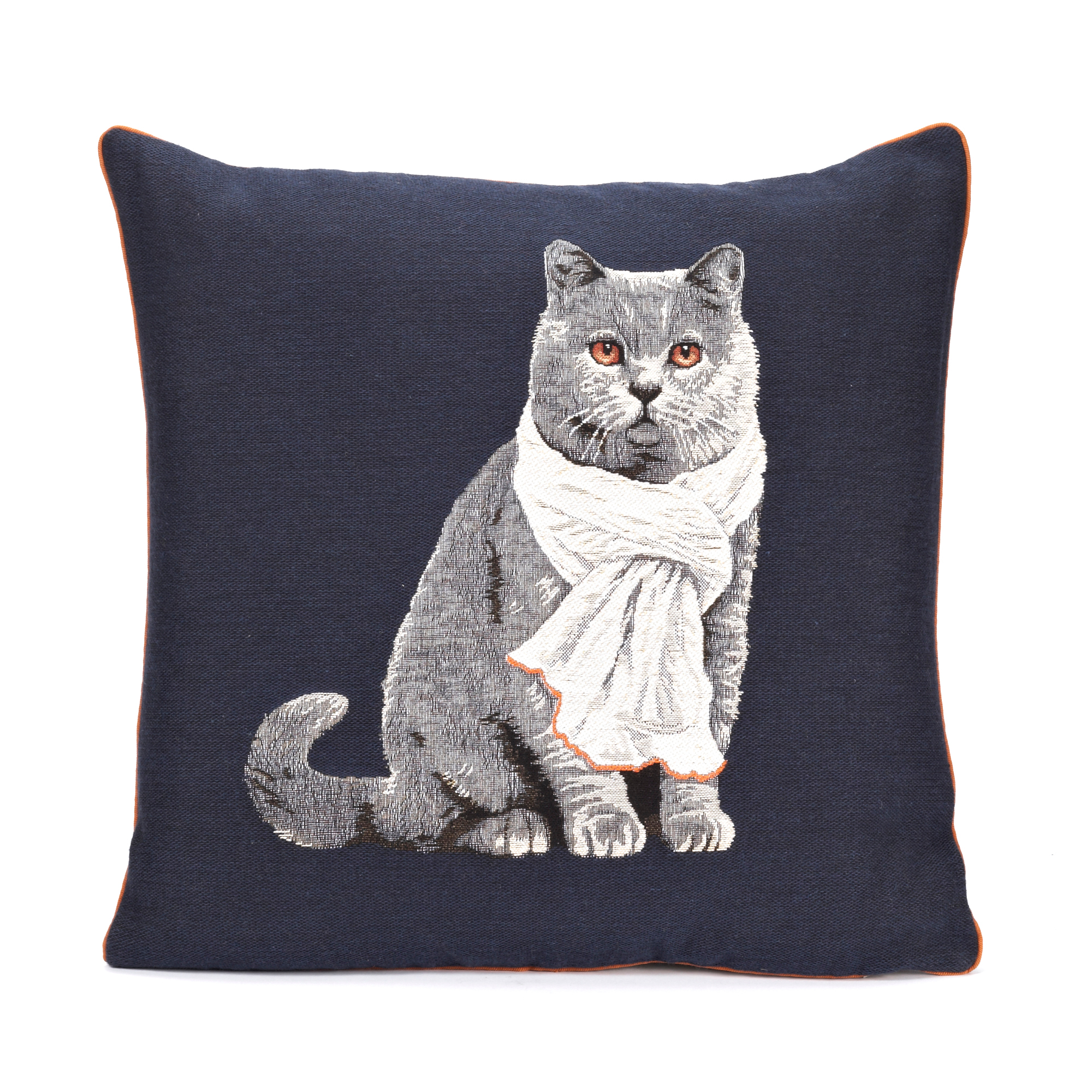 cat tapestry cushion