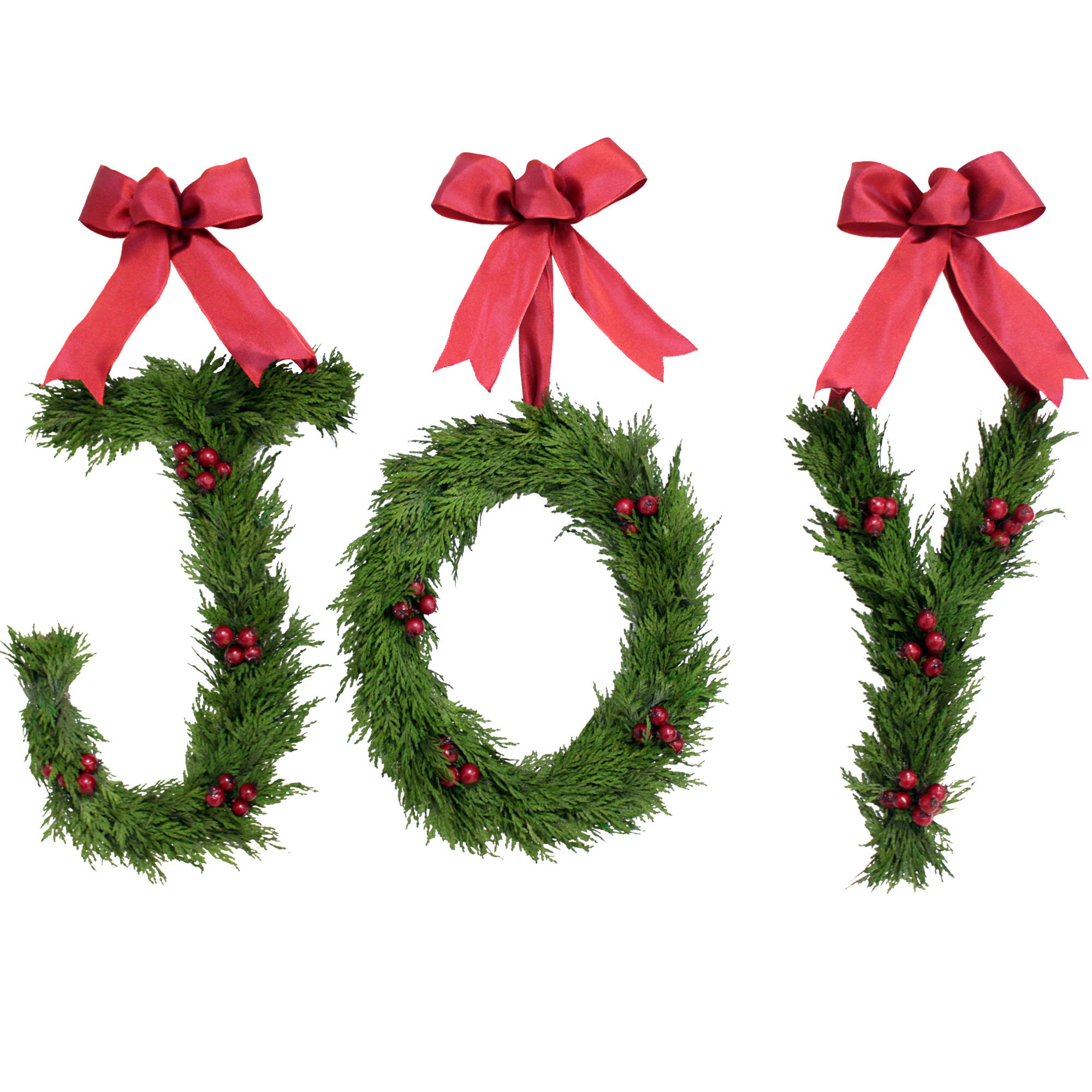 Holiday Letters of Joy Wreath Gump's