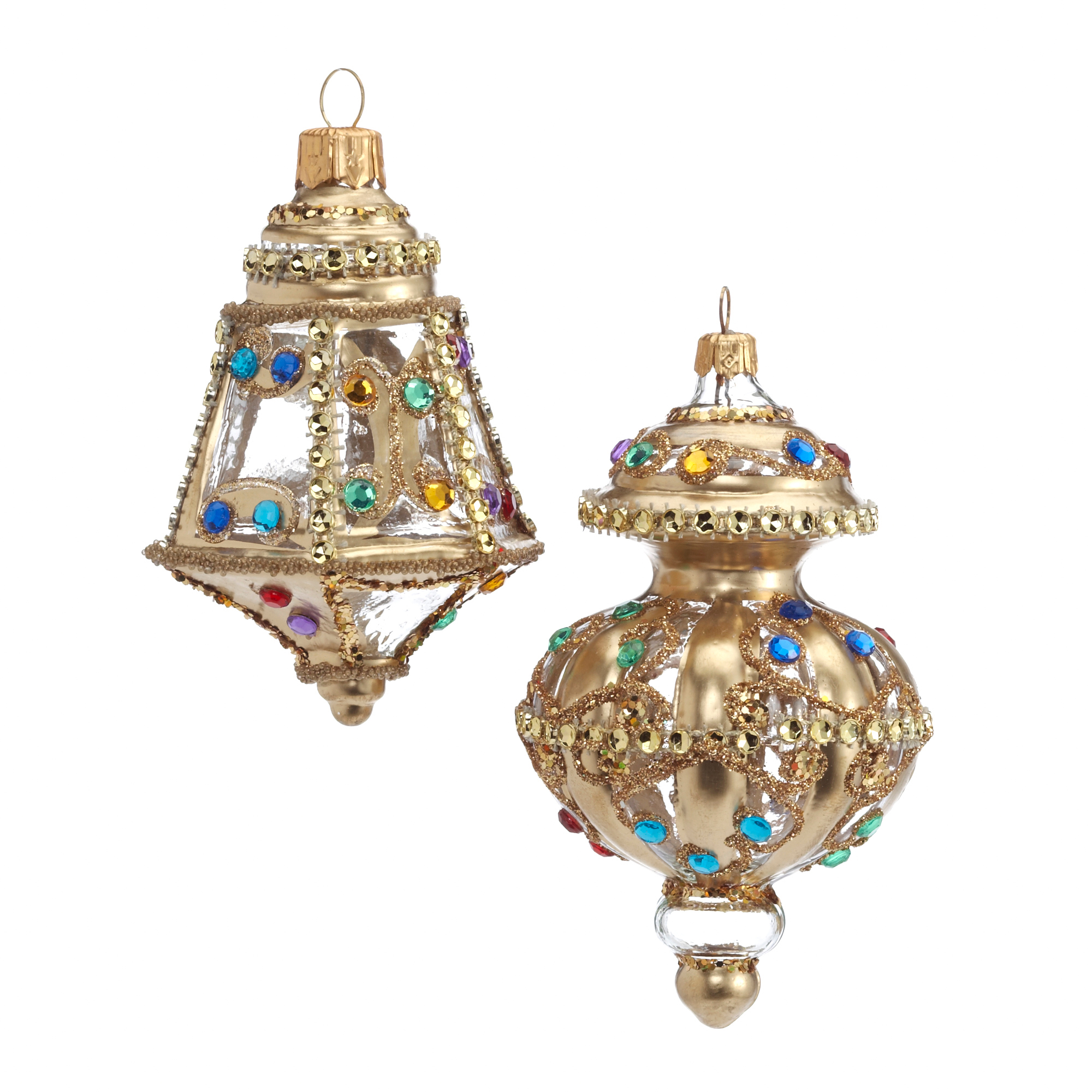 Jeweled Lantern Christmas Ornaments Gump's