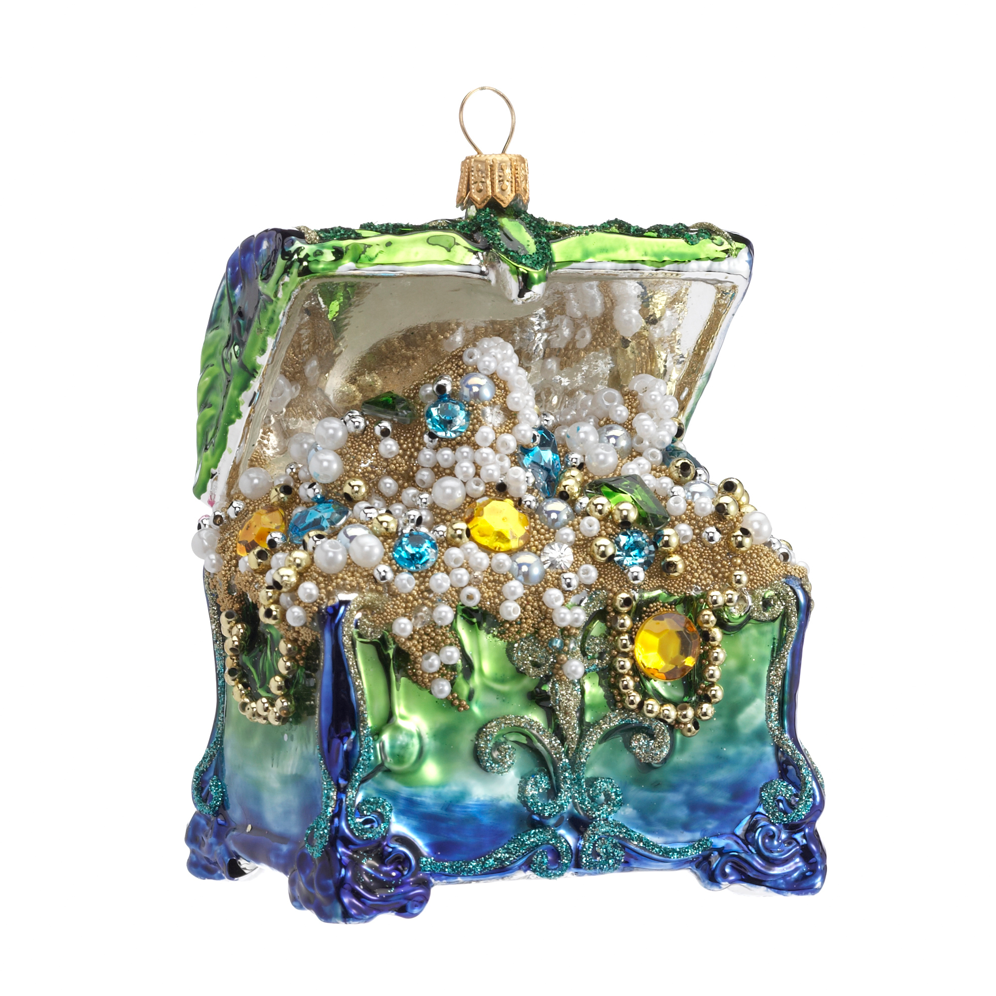 Treasure Chest Christmas Ornament Gump's