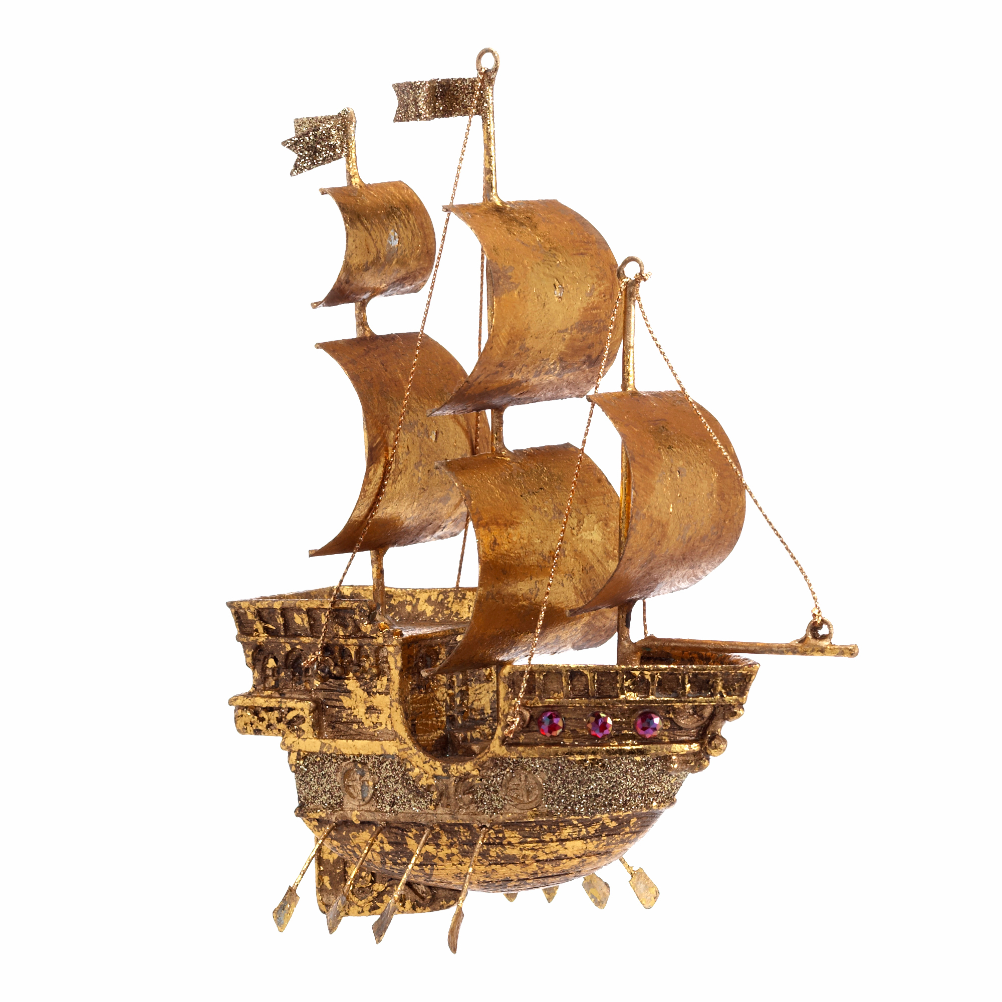 Pirate Ship Christmas Ornament 