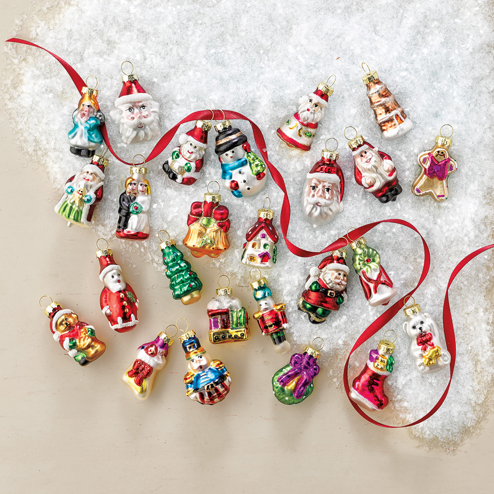 Advent Calendar Mini Ornaments, Set Of 25 Gump's