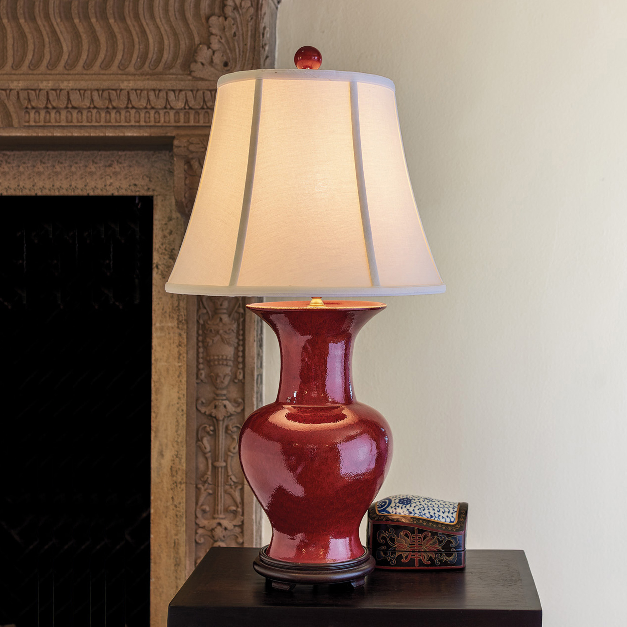 Oxblood Jar Lamp Gump's