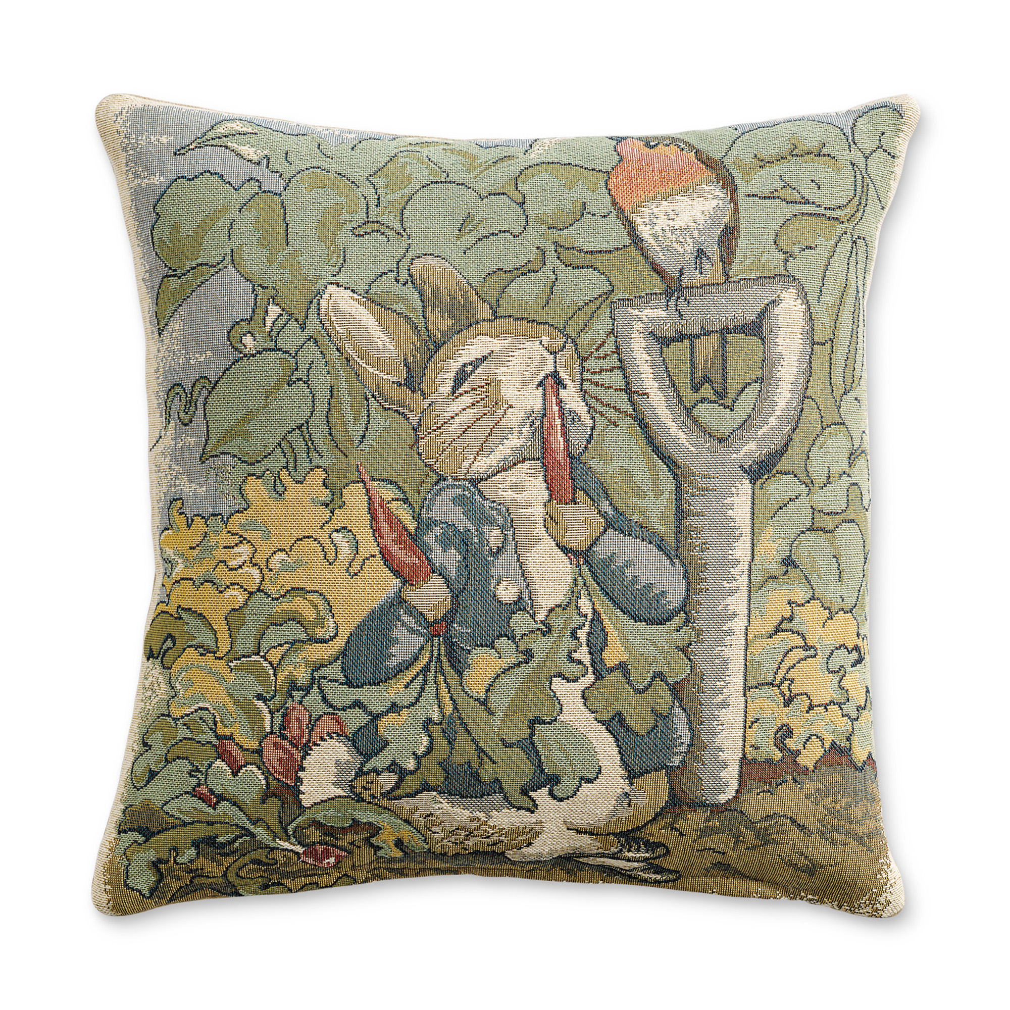 rabbit throw pillow