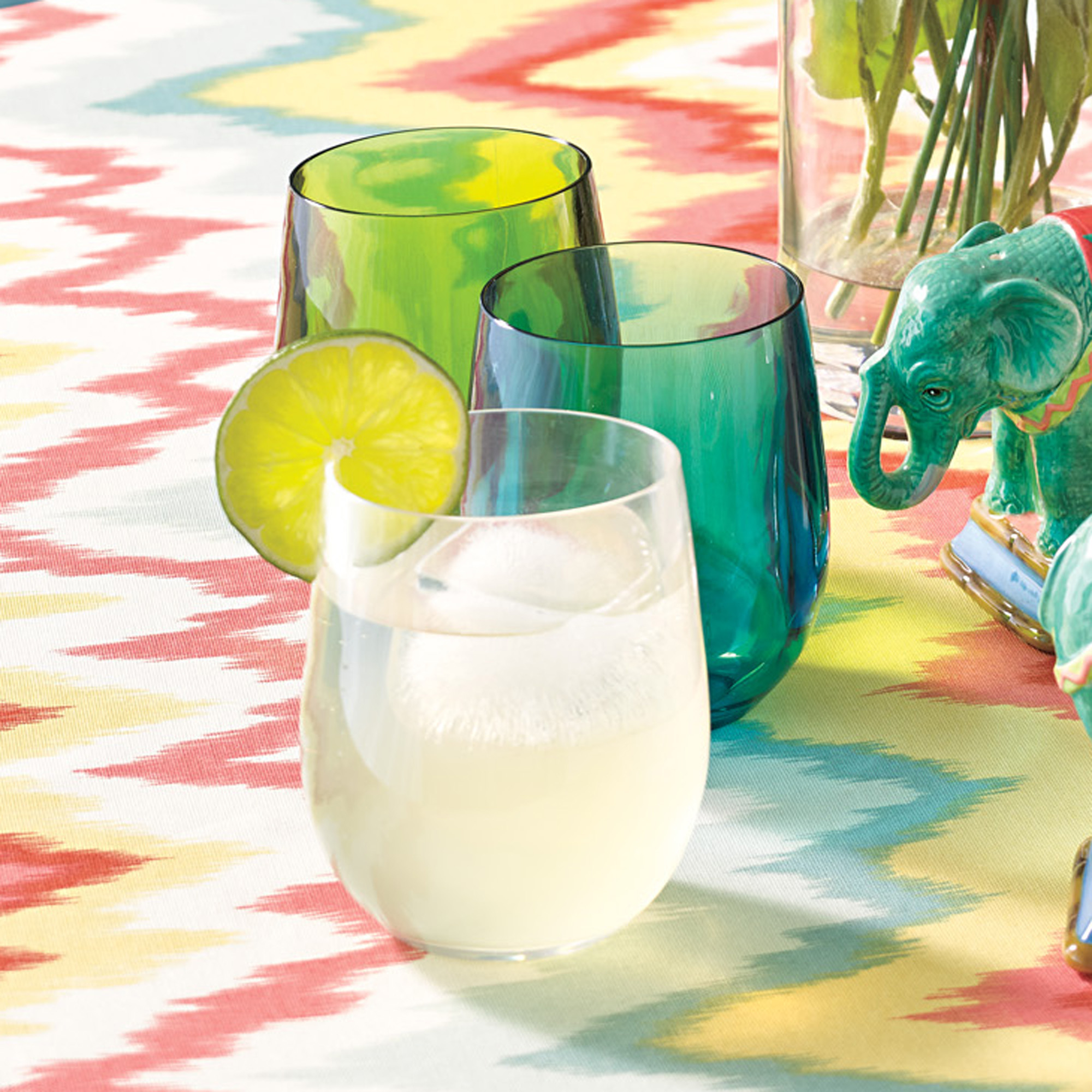 Acrylic Stemless Glassware Gump's