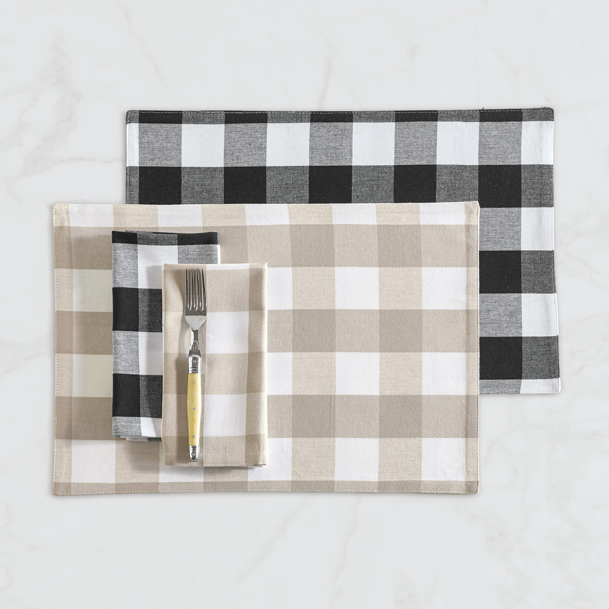 BuffaloCheck Table Linens Gump's