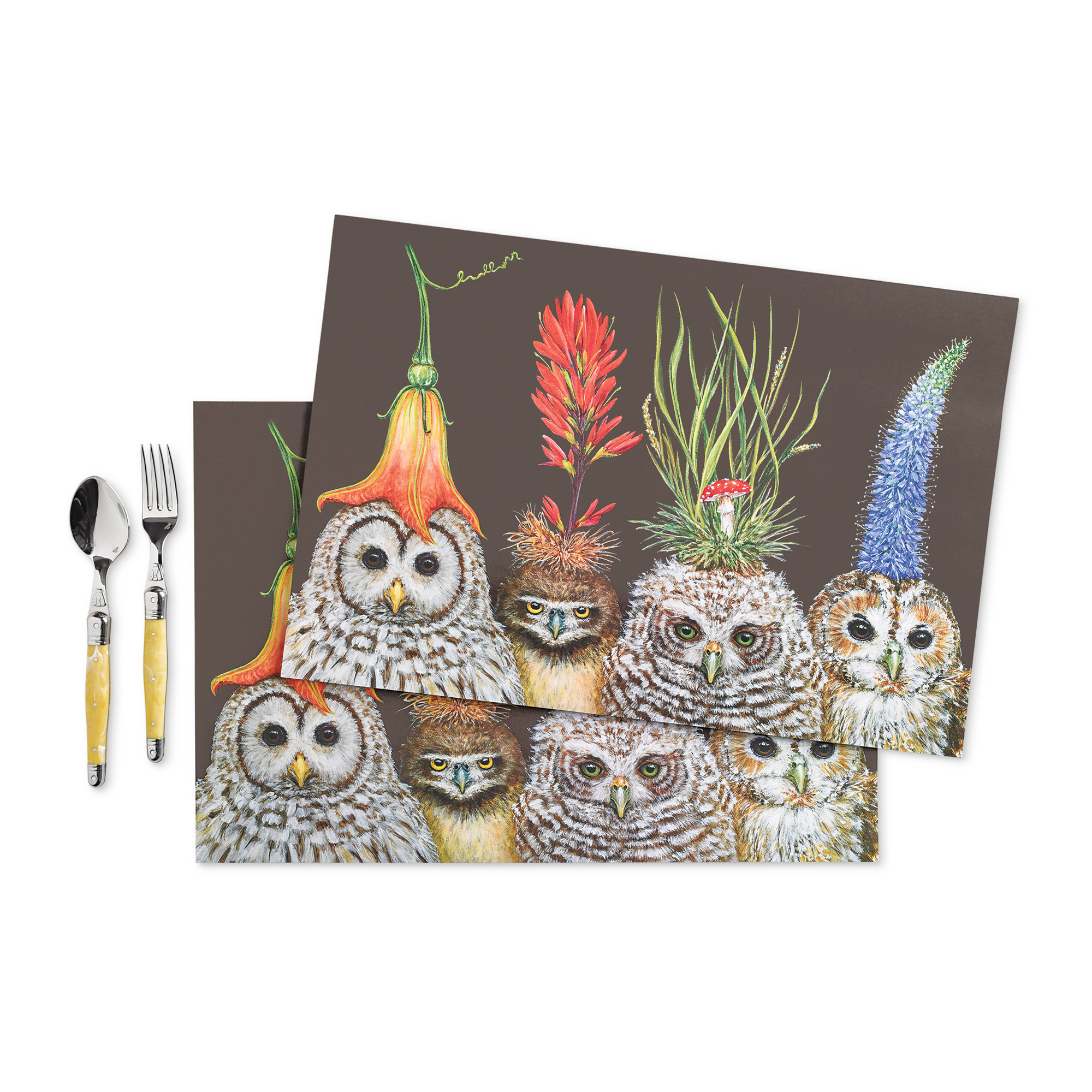 Owlet Paper Placemats Gump's