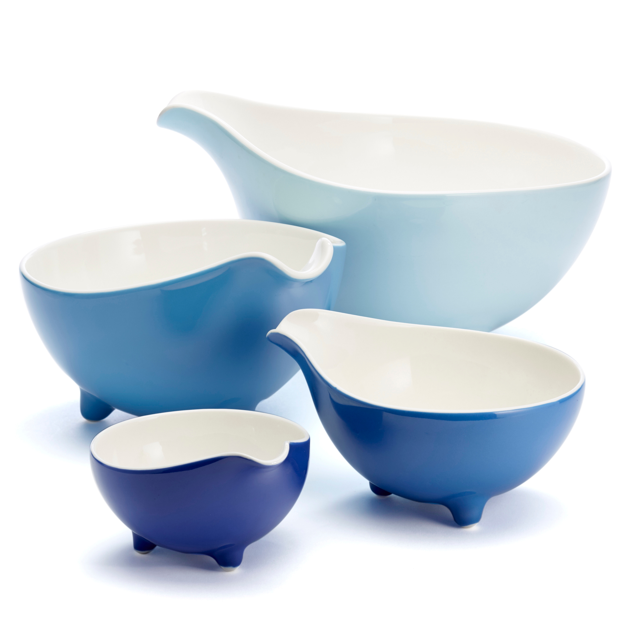 Loveramics Blue Paisley Kitchen Bowls, Set Of 4 Gump's