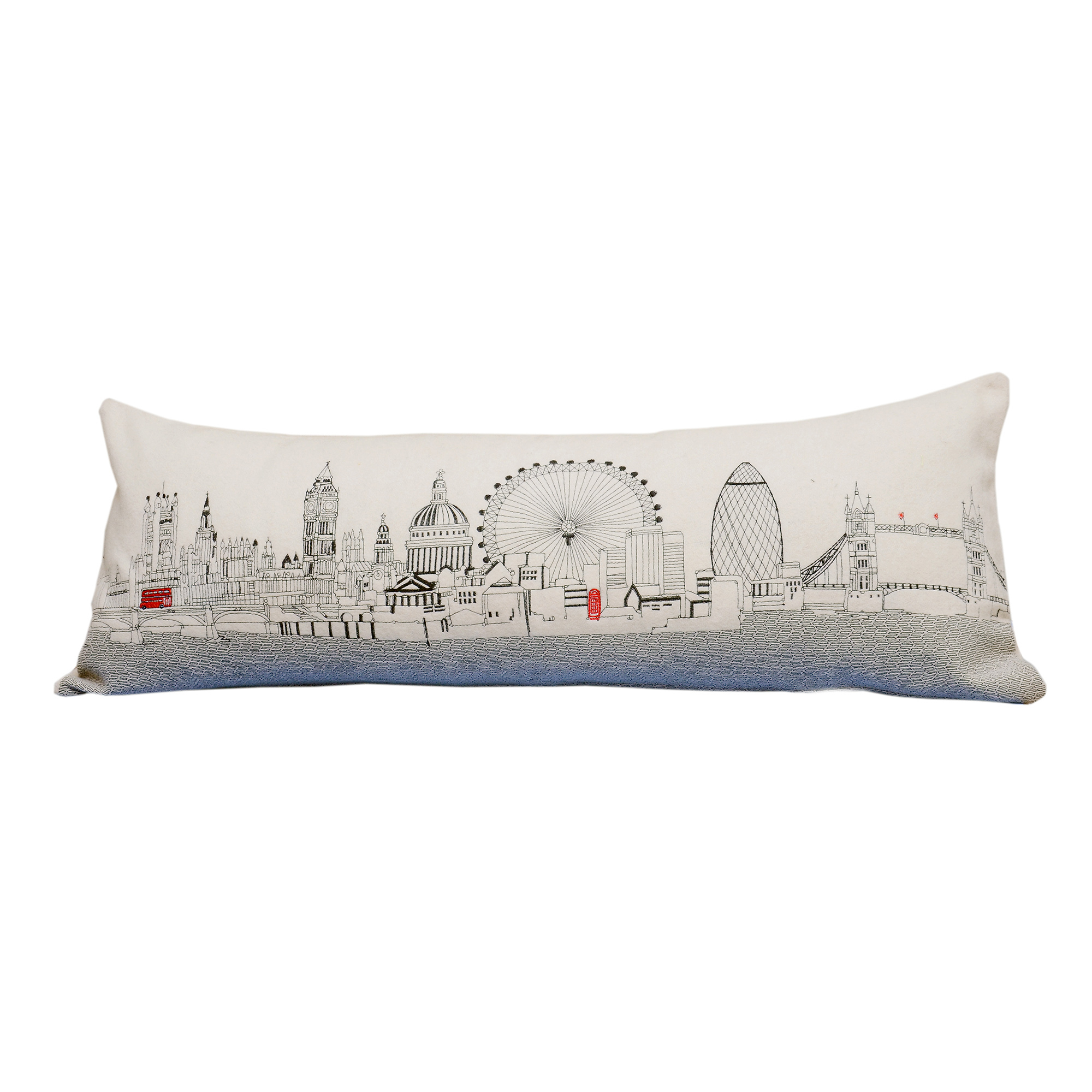 London Skyline Pillow Gump's