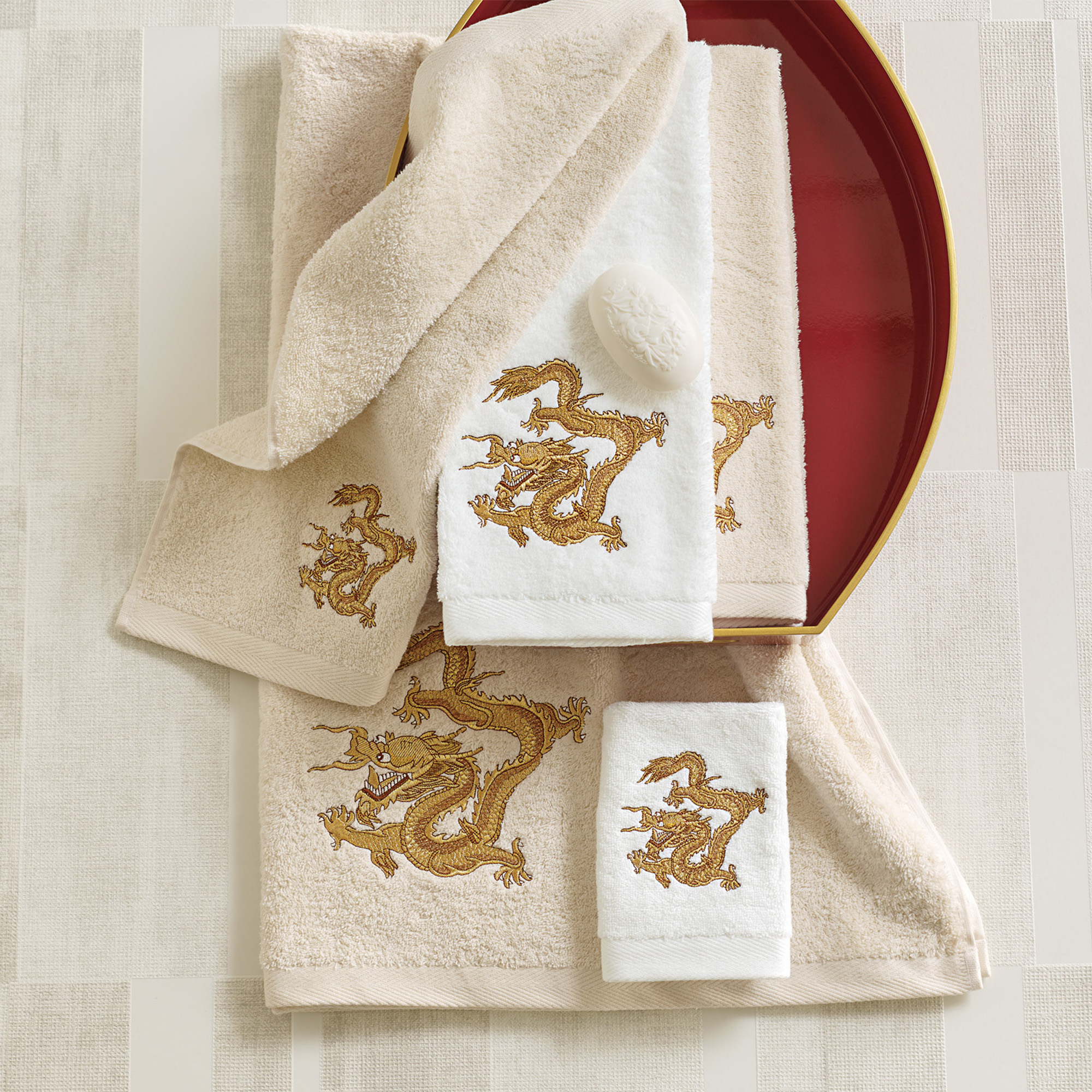 Golden Dragon Towels Gump's