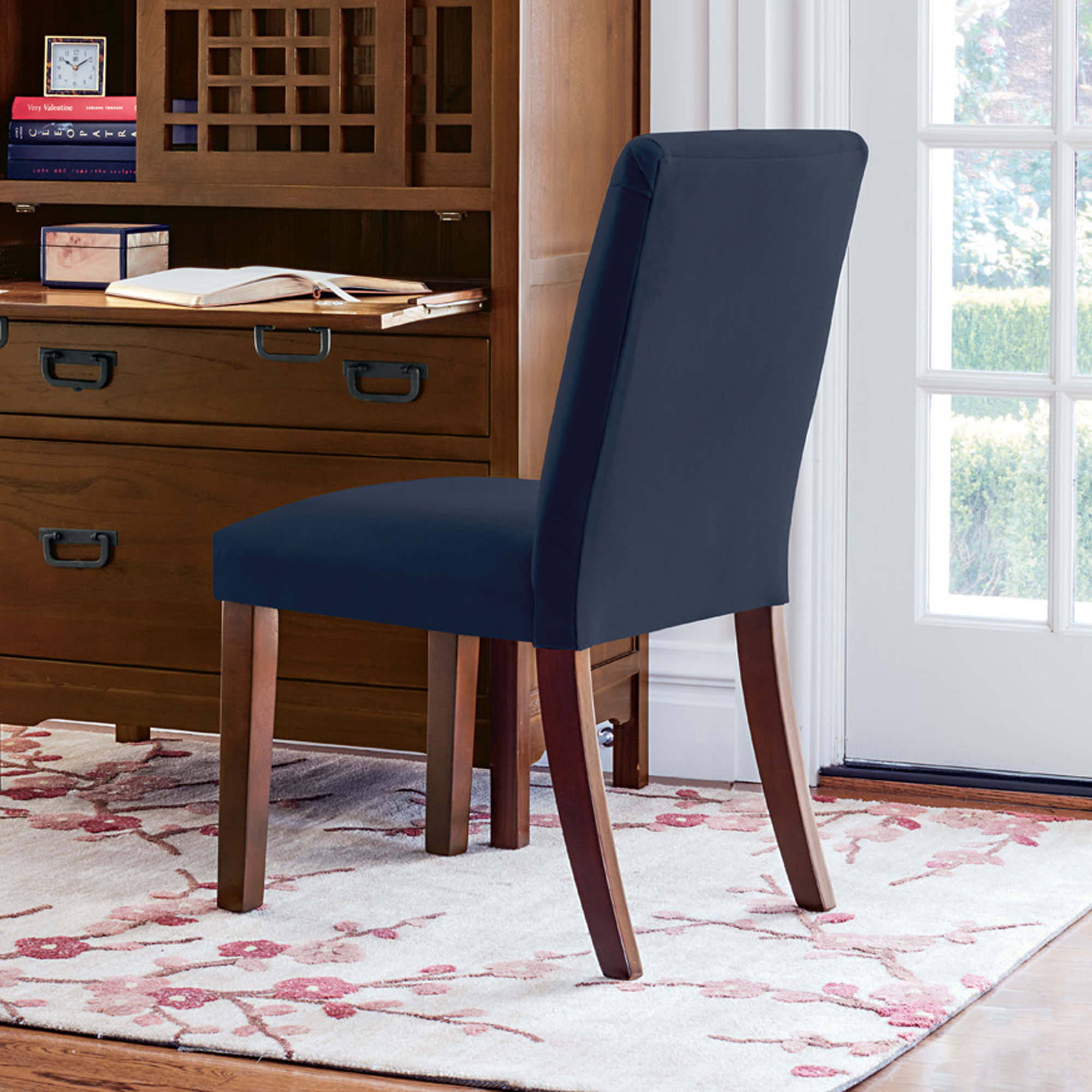 Parsons Navy Blue Side Chair | Gump's