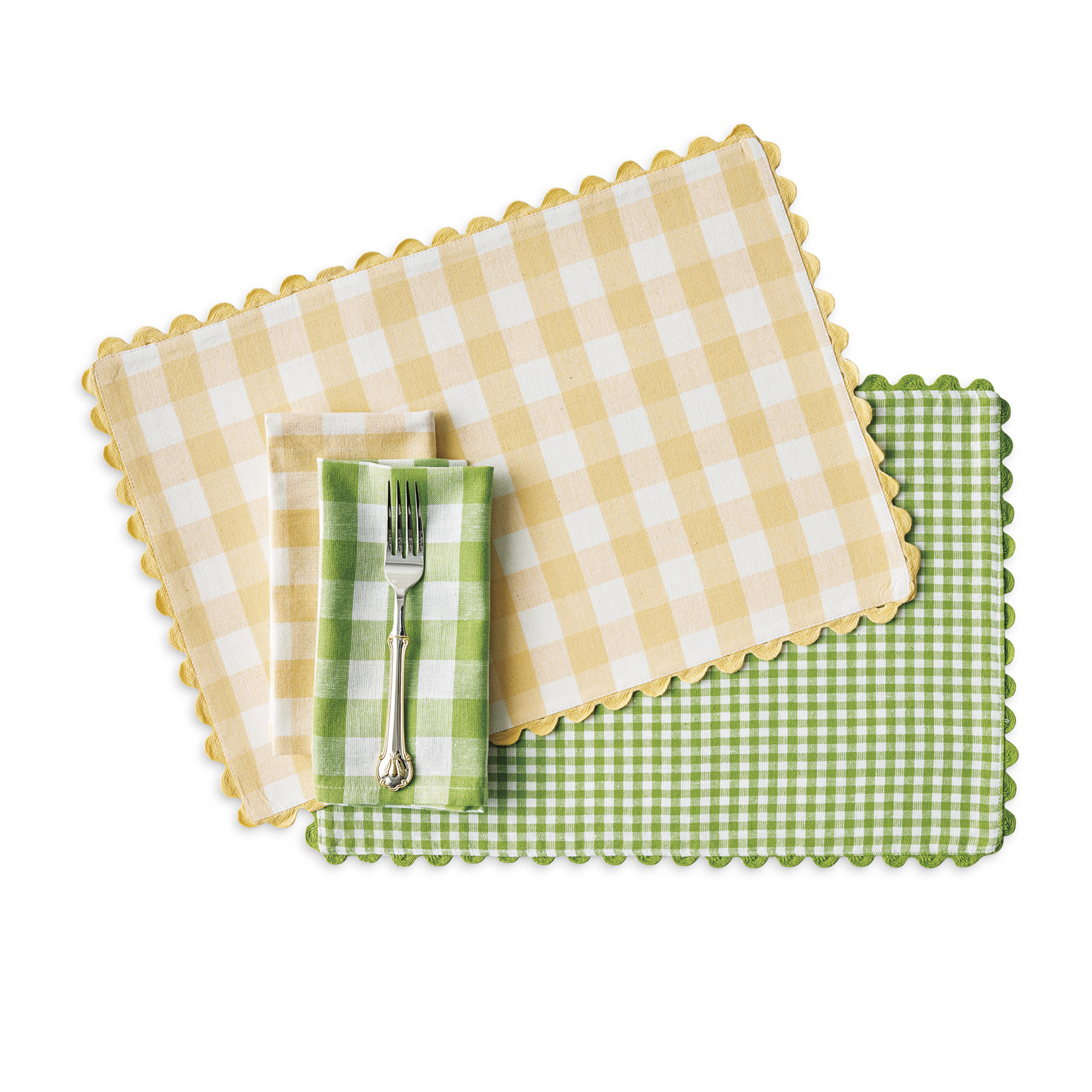 Bistro Gingham Table Linens Gump's