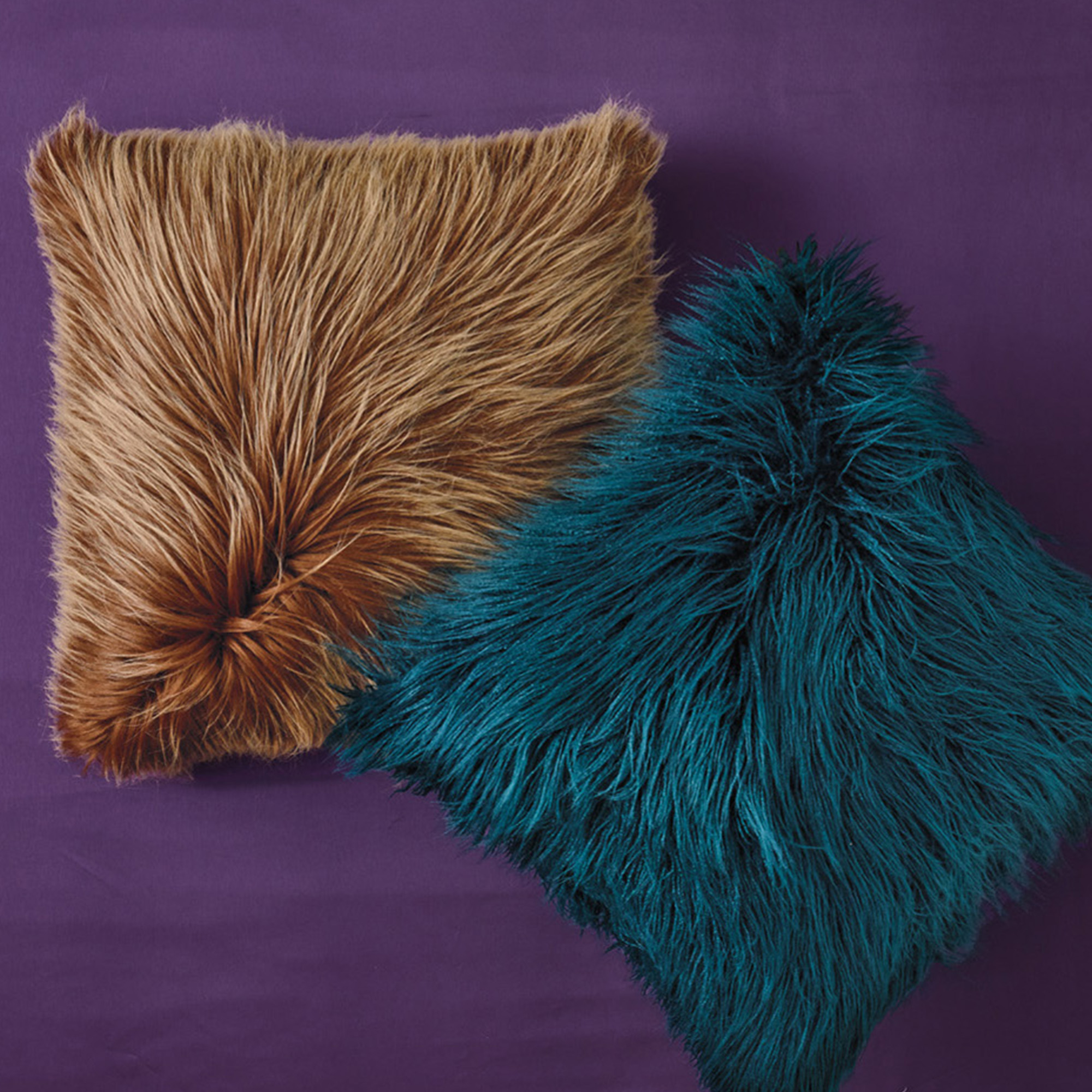 faux fur pillows