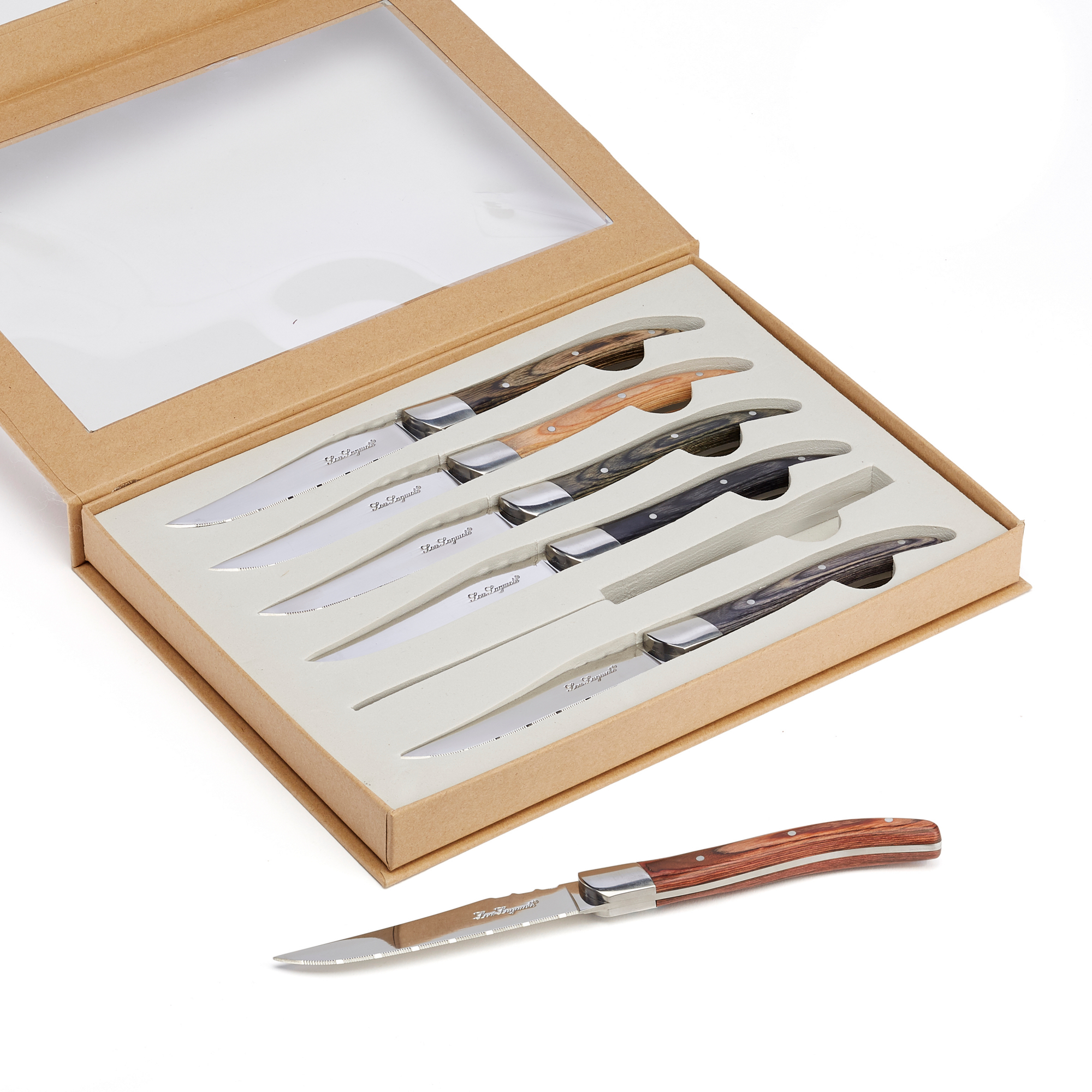 Laguiole Wood Steak Knives Gump's