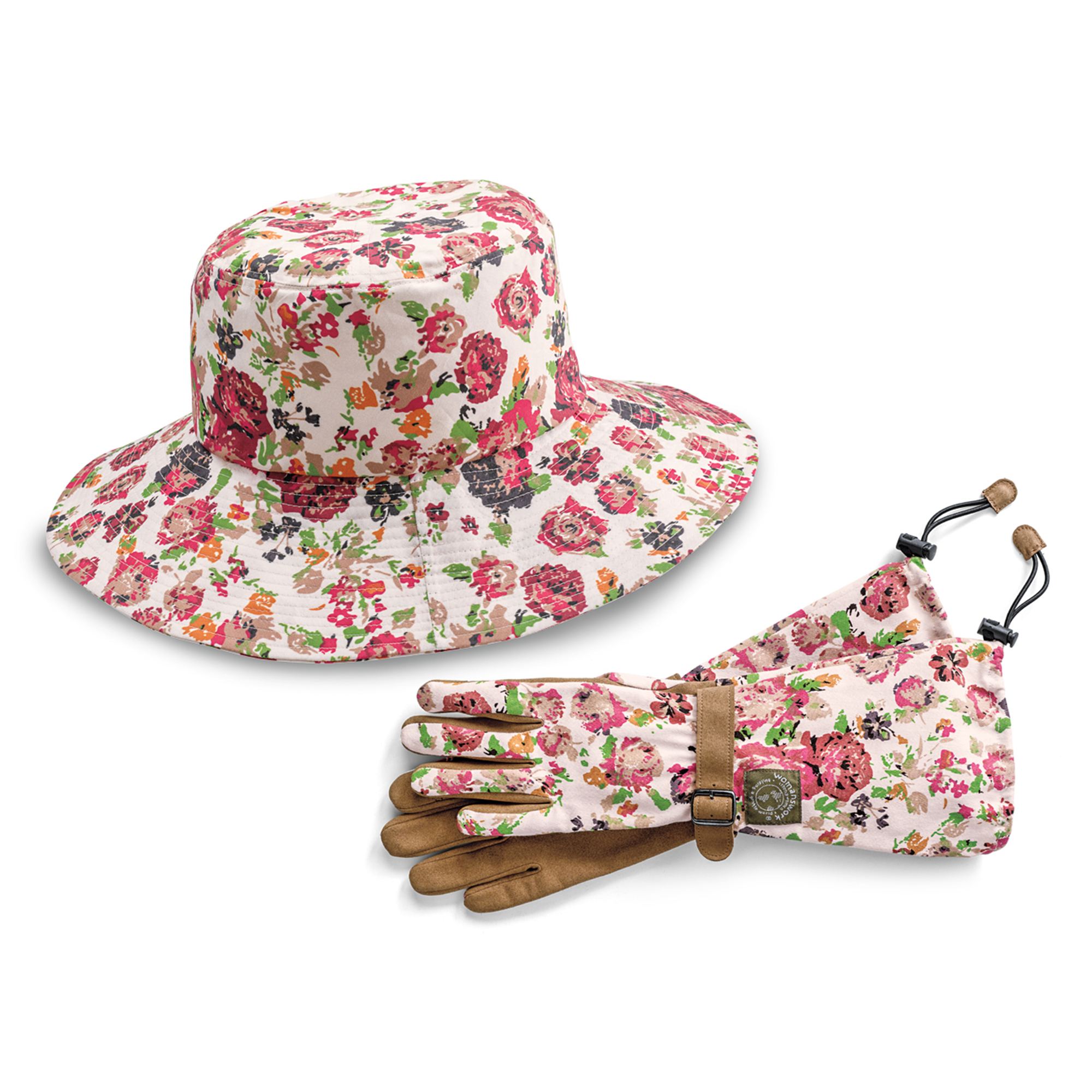 Rose Garden Sun Hat & Gloves | Gump's