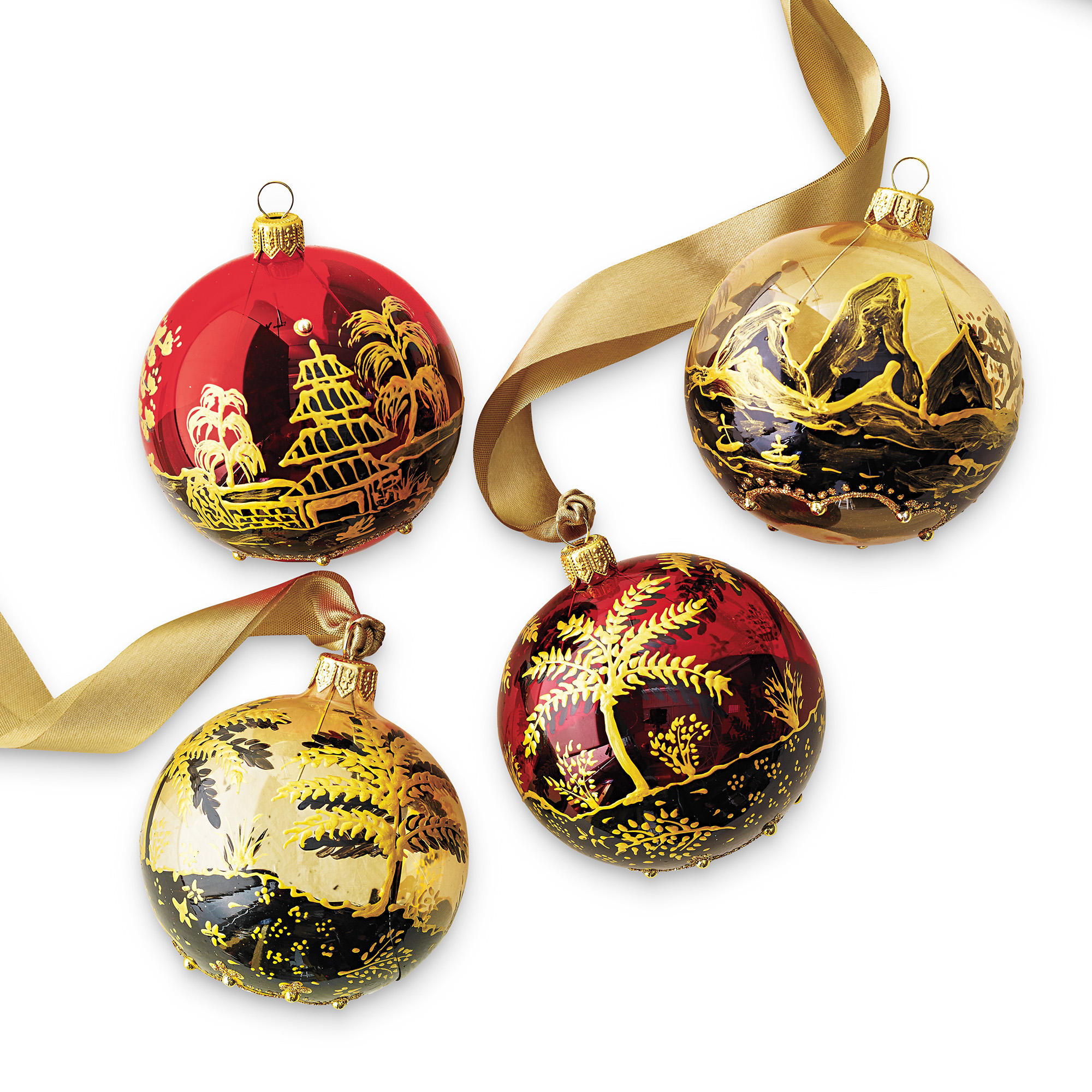 Chinoiserie Ball Christmas Ornaments  Gump's