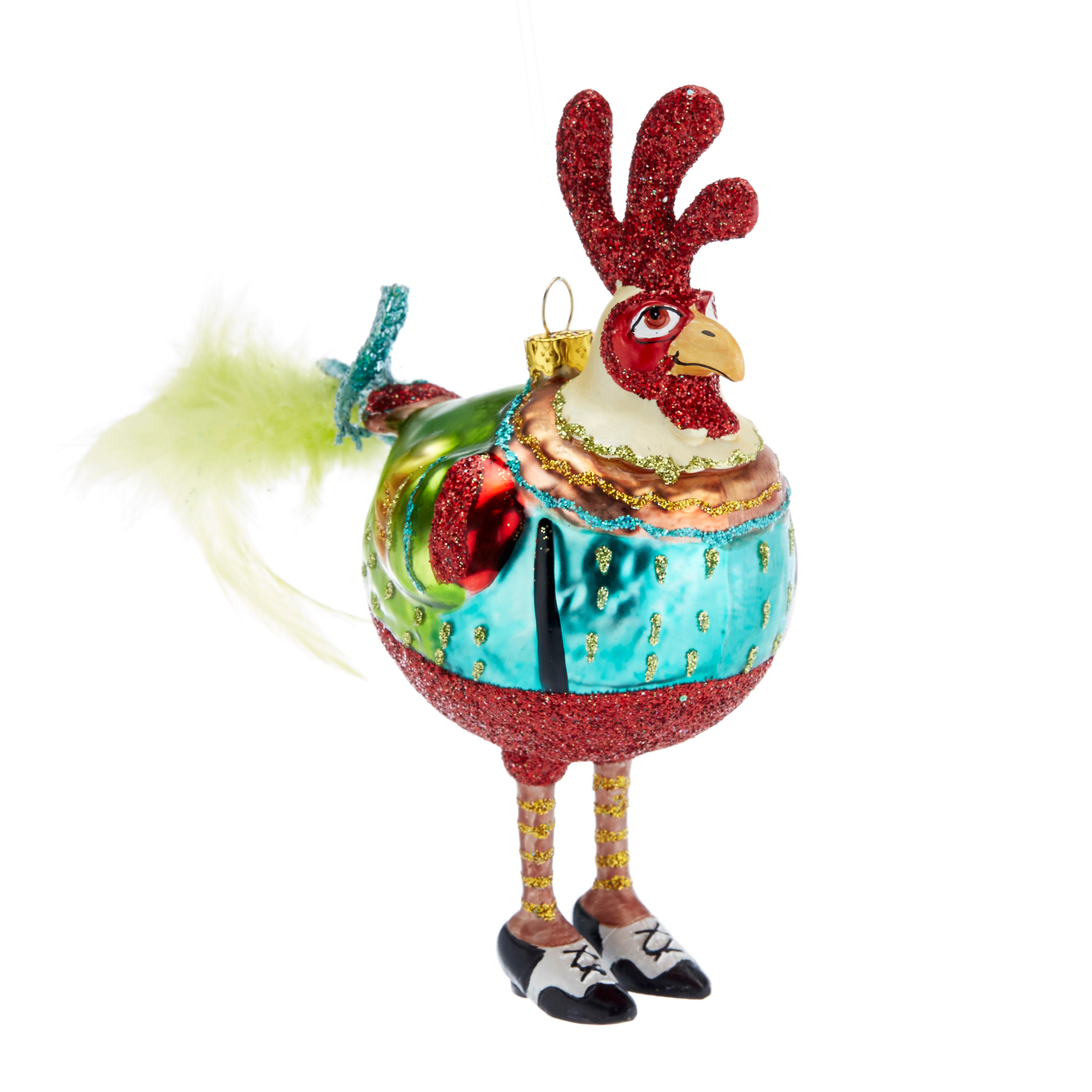 Barnyard Rockin Rooster Christmas Ornament Gump's