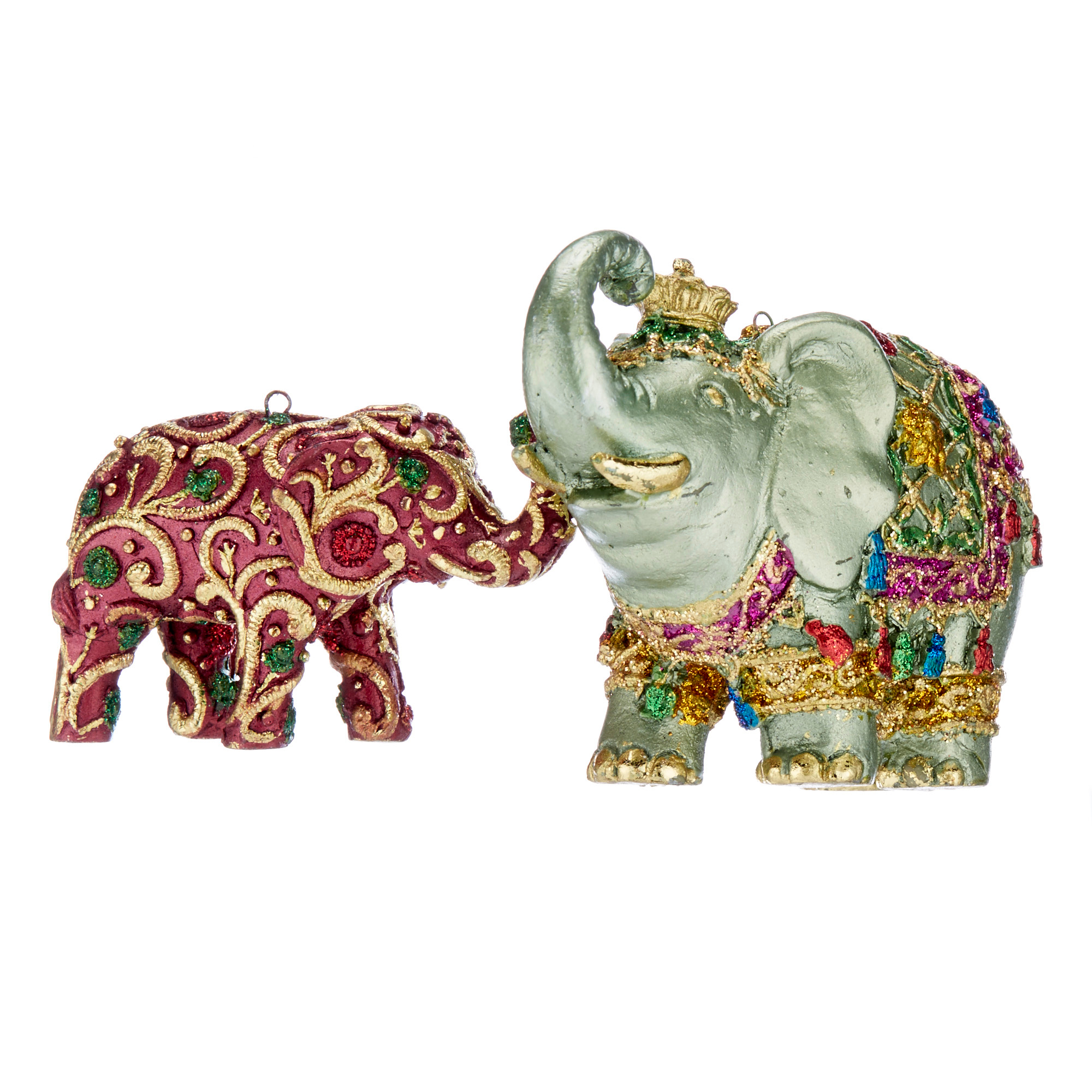 Whimsical Elephants Ornament Set Gump's