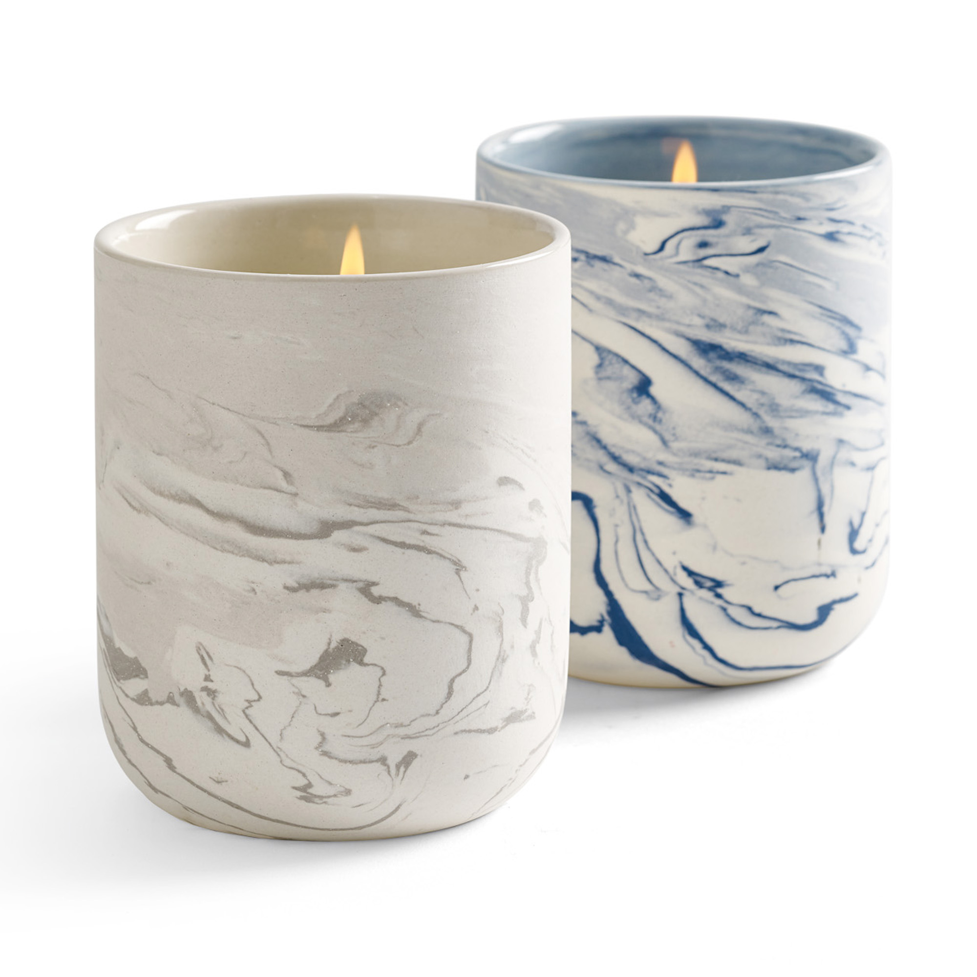 Marbleized Candle Jars Gump's