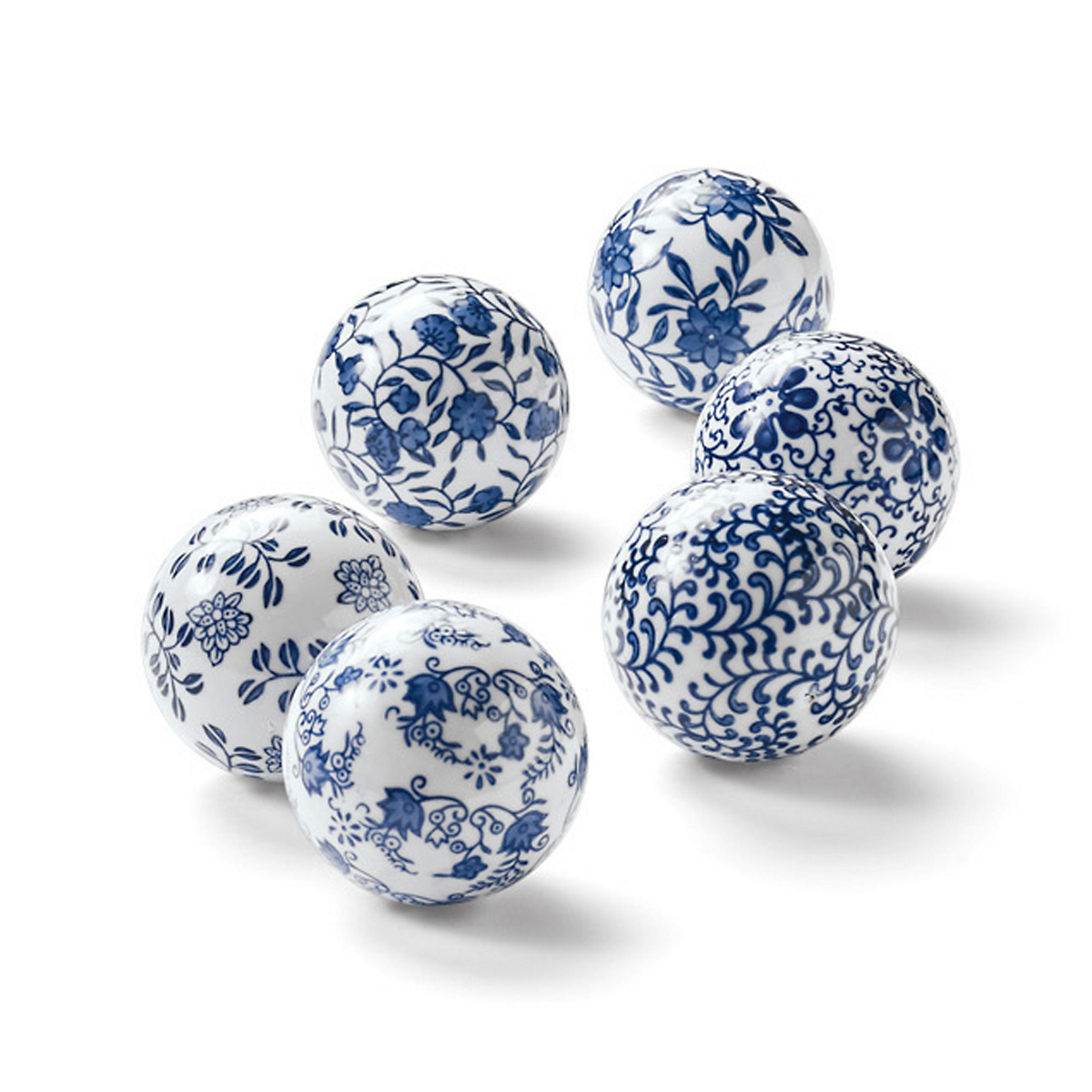 Blue & White Ceramic Orbs Gump's