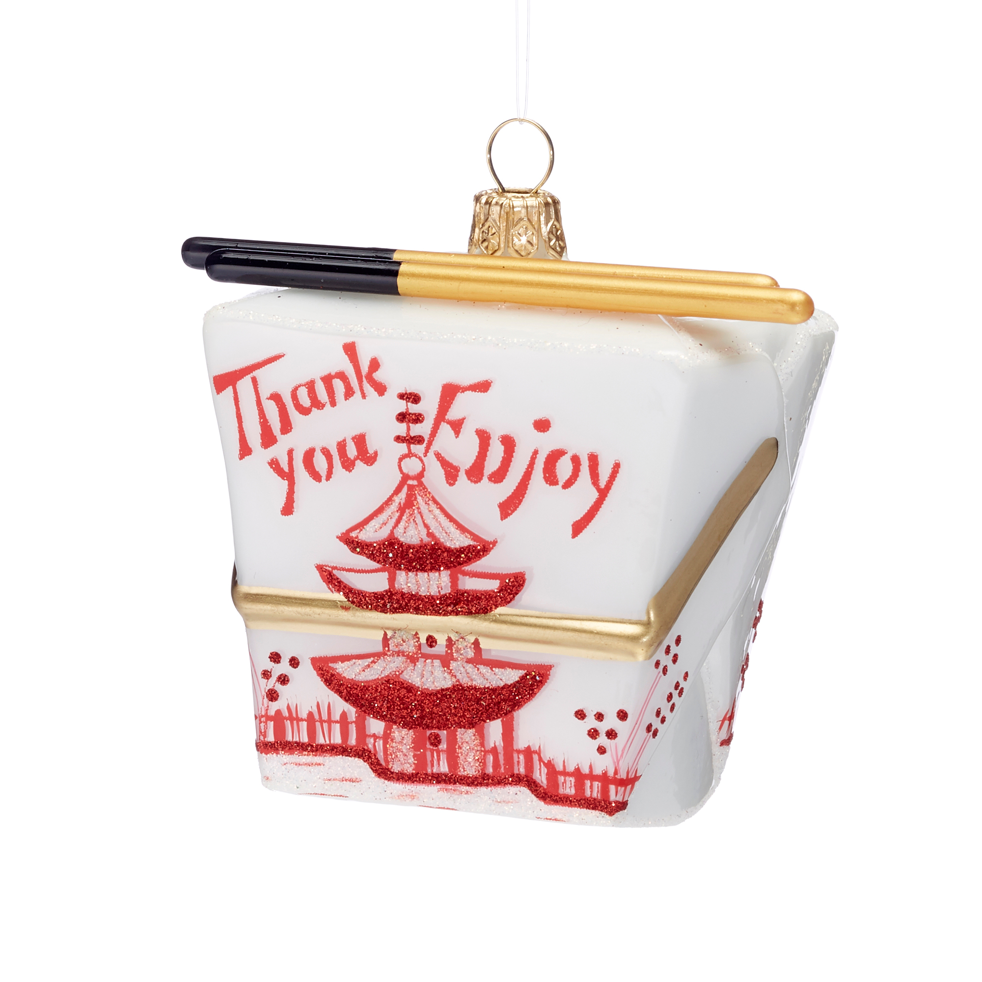 Chinese Takeout Christmas Ornament | Gump’s