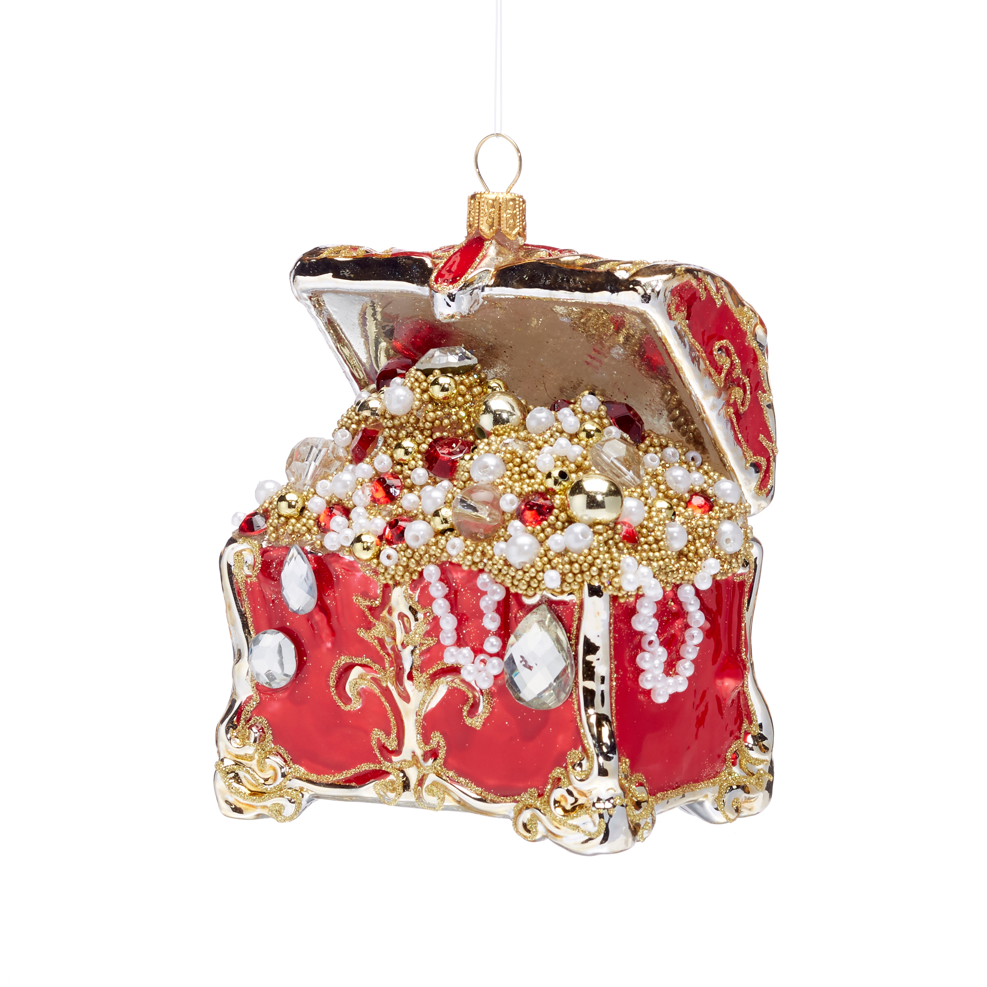 Treasure Chest Christmas Ornament Gump's