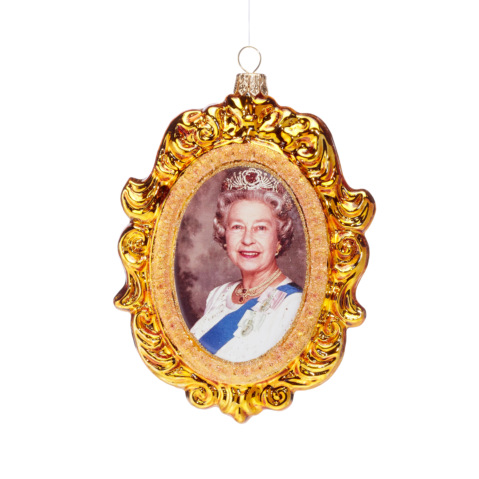 Queen Elizabeth II Christmas Ornament Gump's