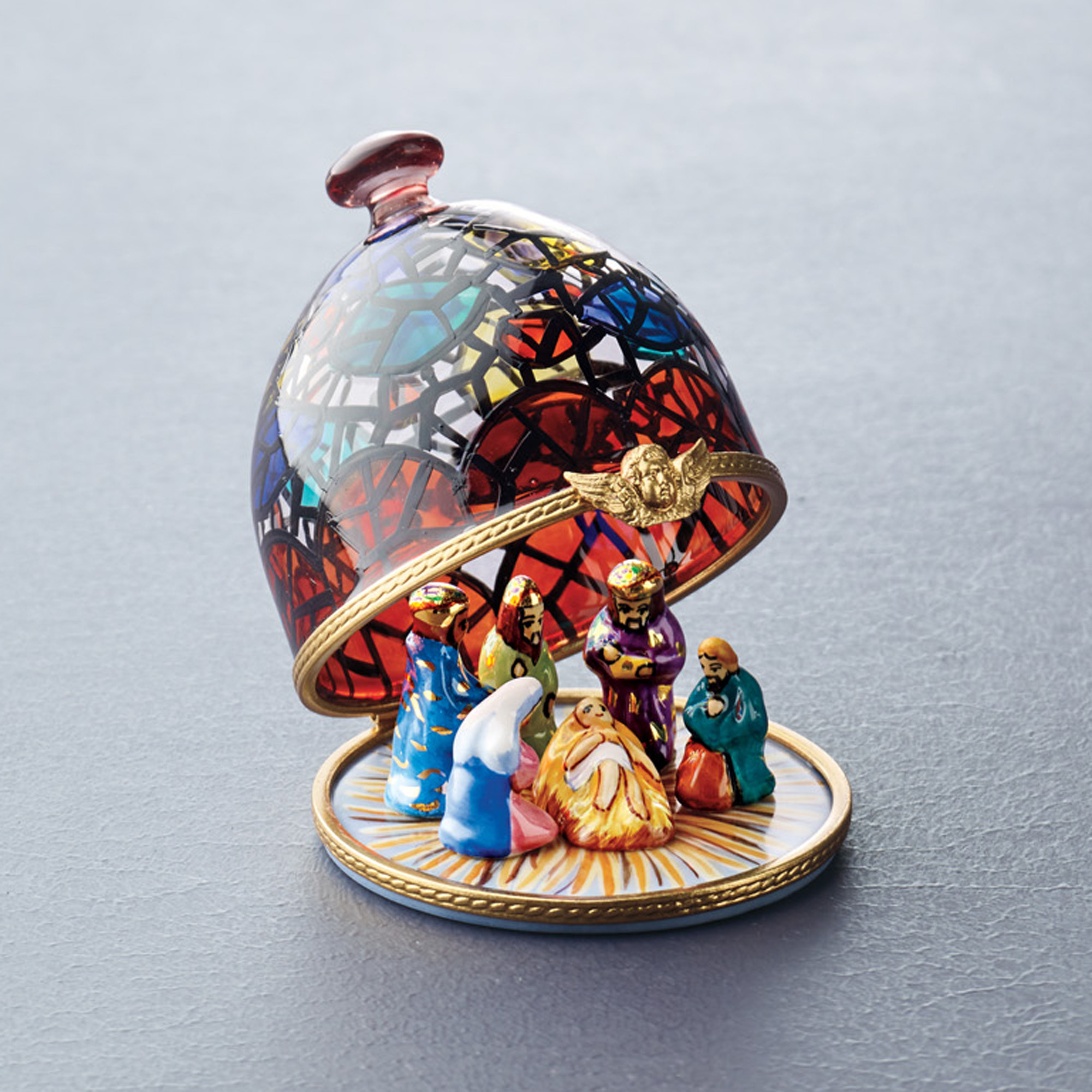 Limoges Nativity Dome Gump's