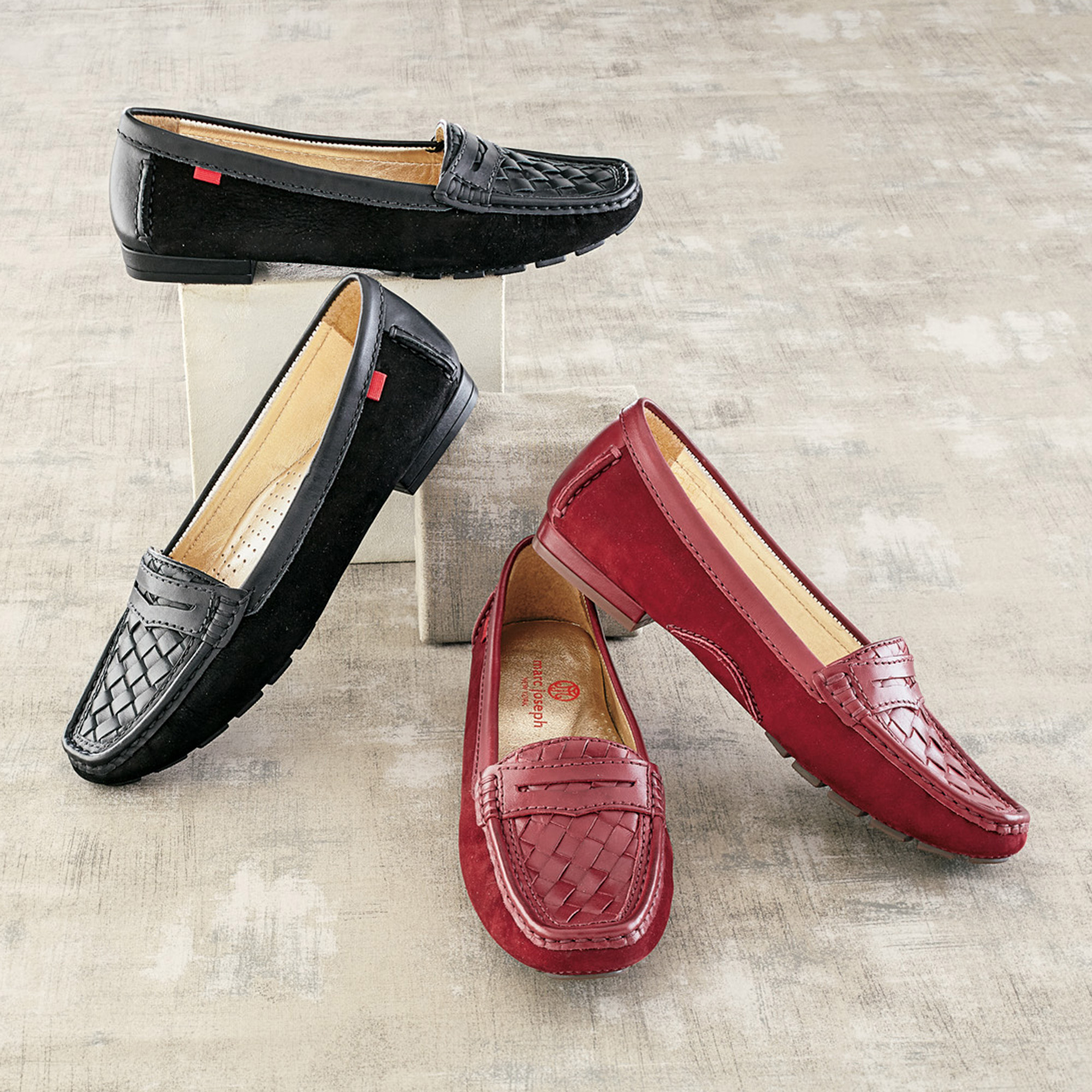 marc joseph womens loafers
