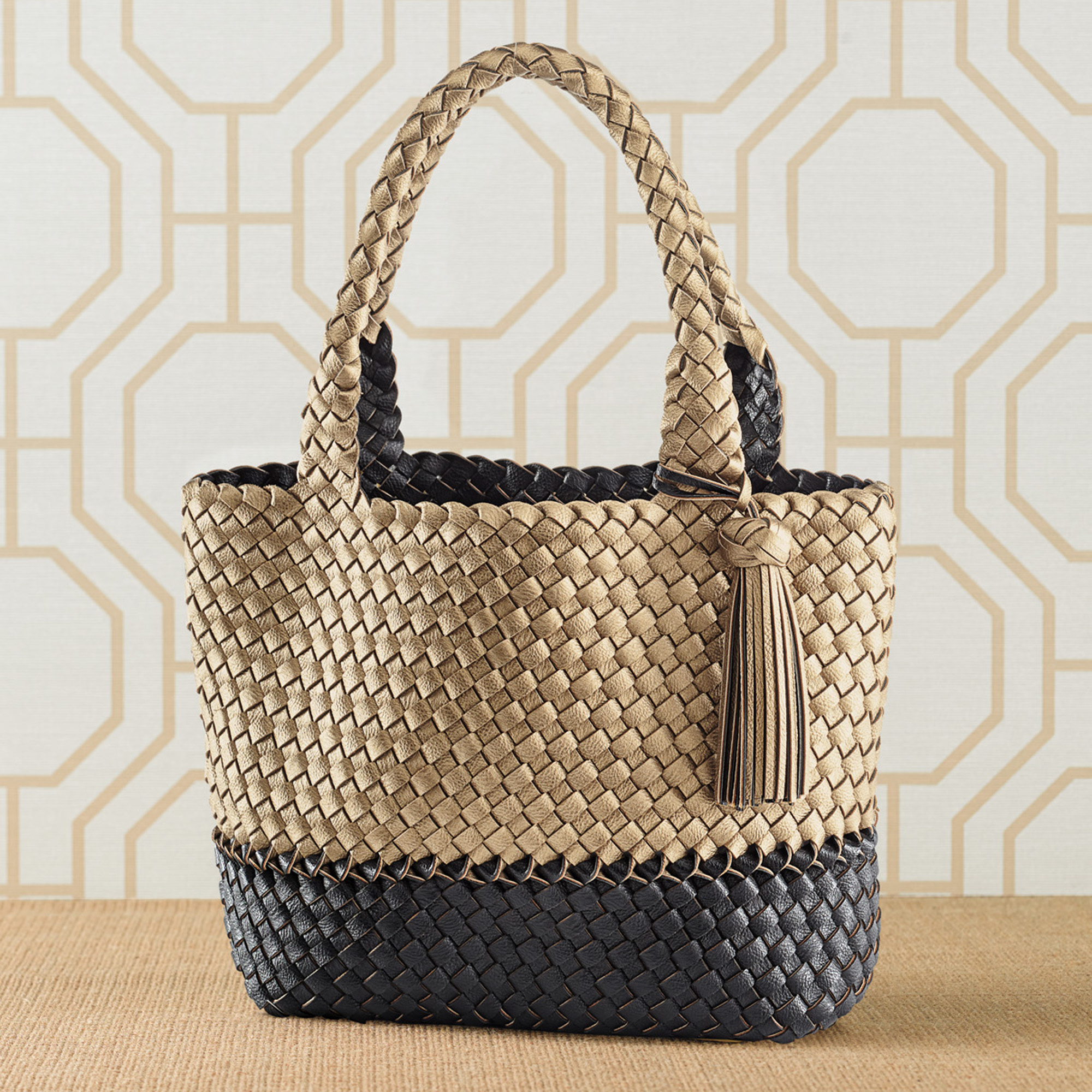 woven shopper