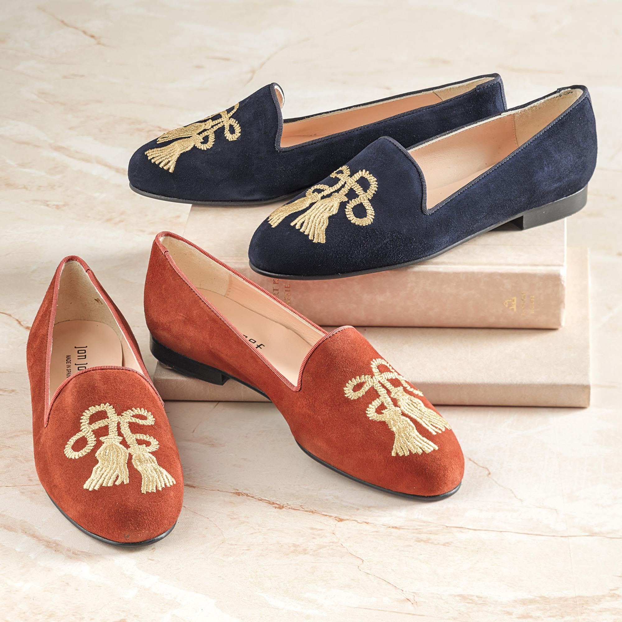 ucb suede tassel loafers