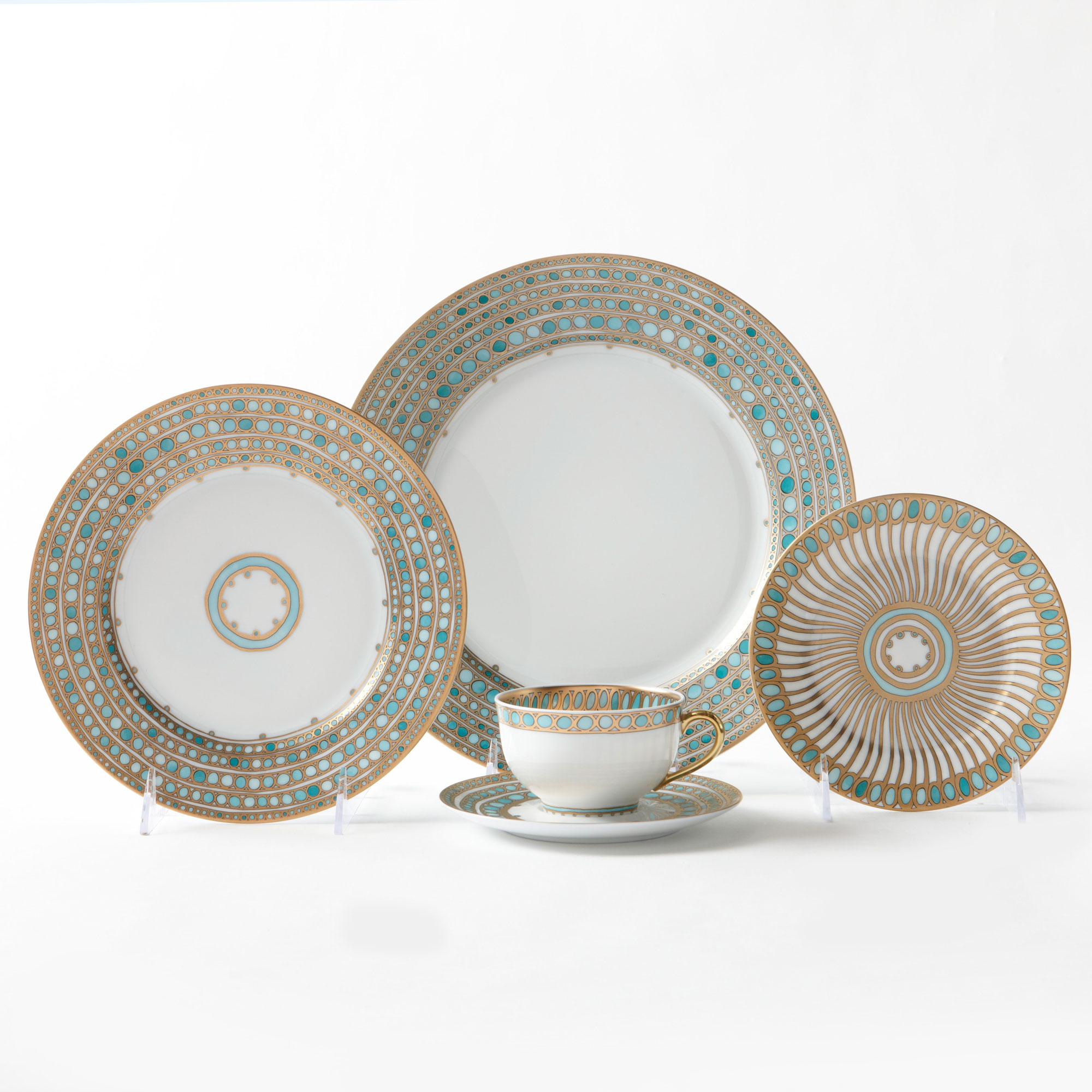 Haviland-parlon Syracuse Dinnerware, Turquoise 