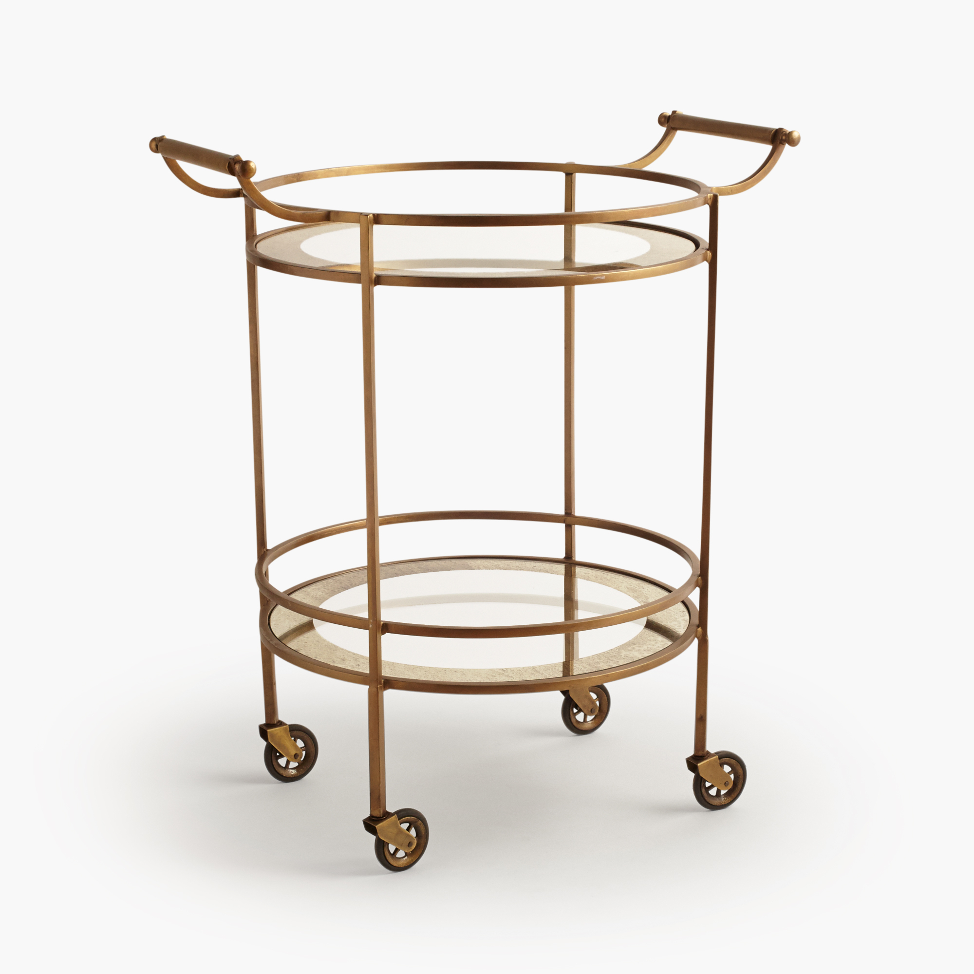Wade Brass Bar Cart Gump's