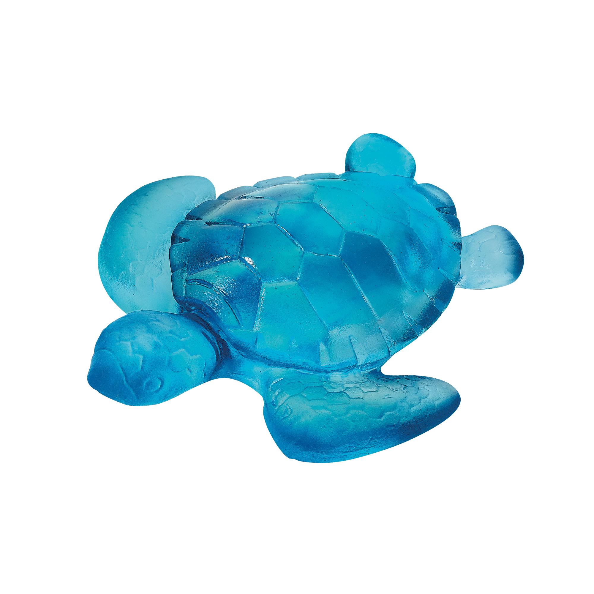 crystal sea turtle figurine