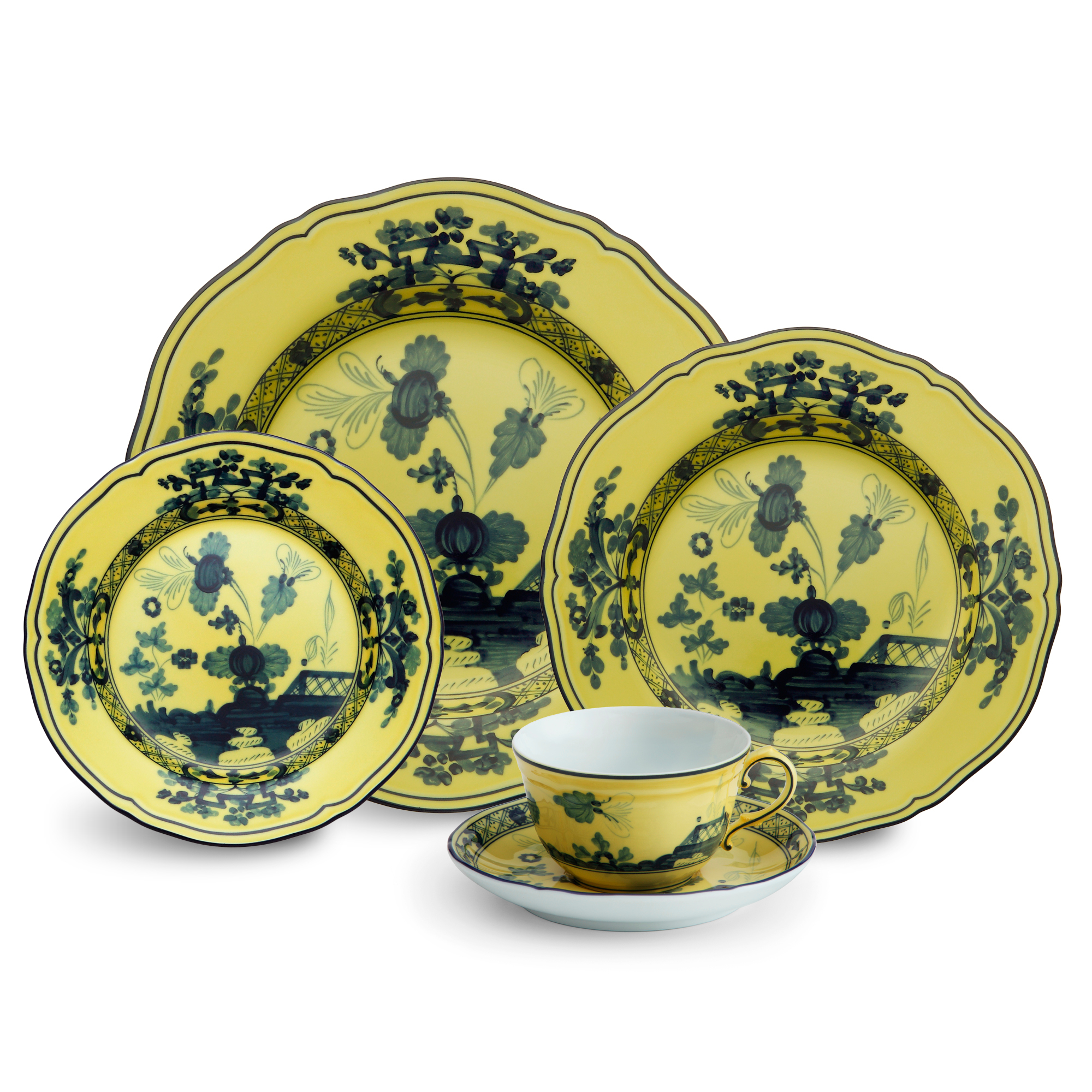 Richard Ginori Oriente Italiano Dinnerware, Citrino Gump's