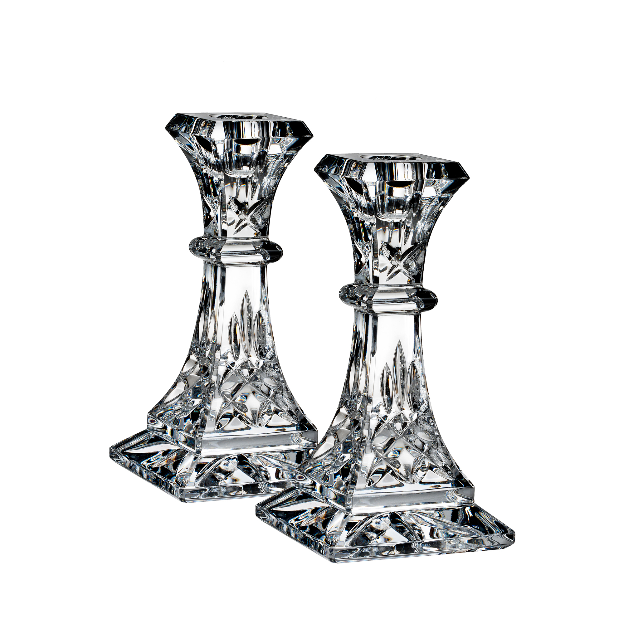 Waterford Lismore Candlesticks, Set of 2 Gump's