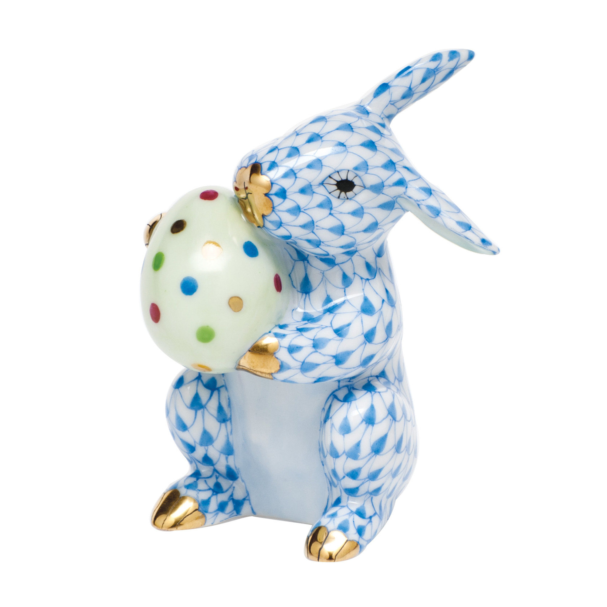 herend blue rabbit