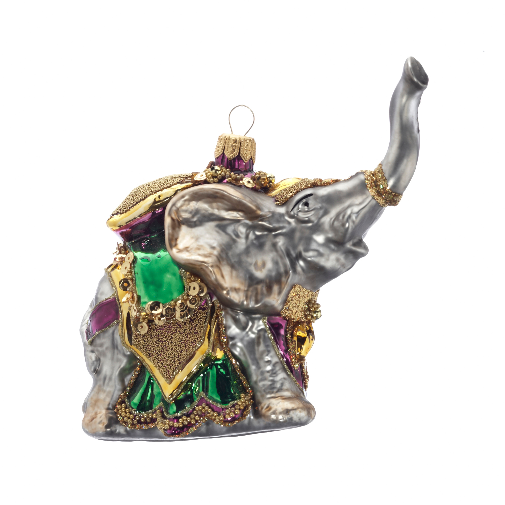 Indian Elephant Christmas Ornament Gump's