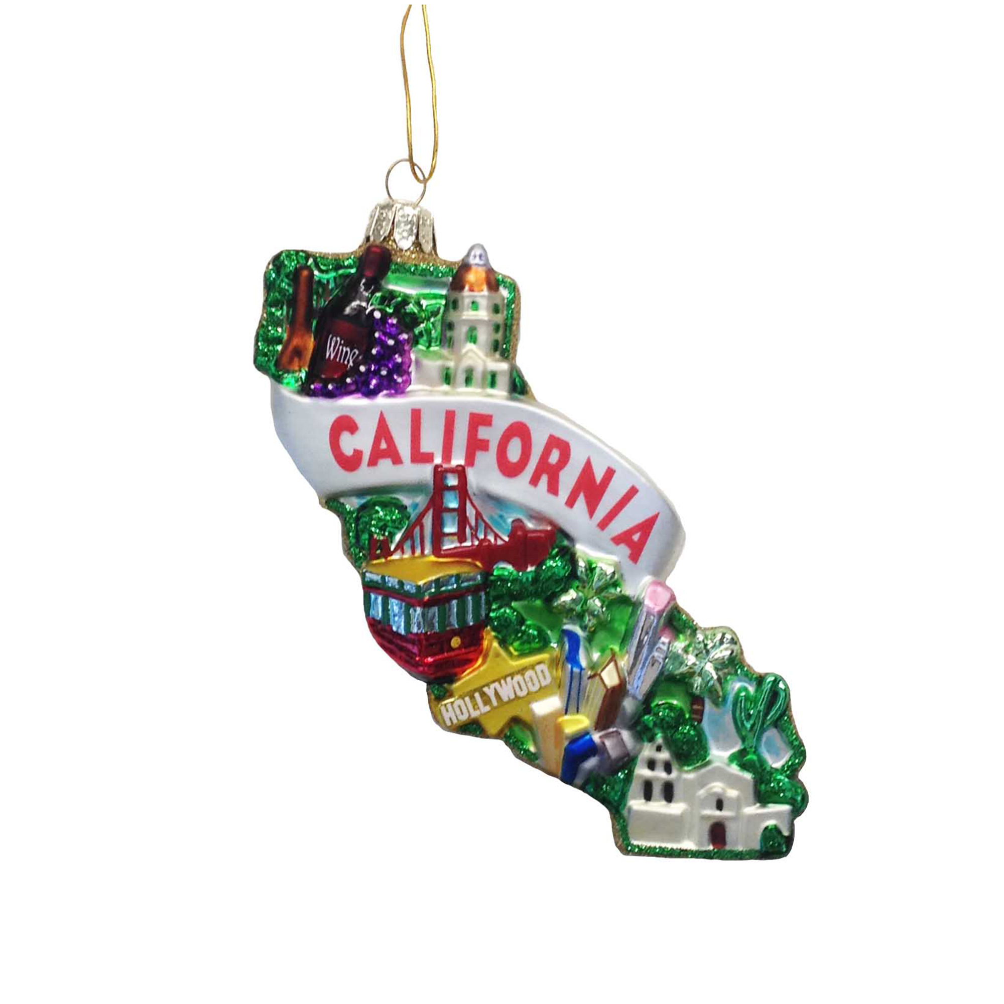 California Christmas Ornament Gump's