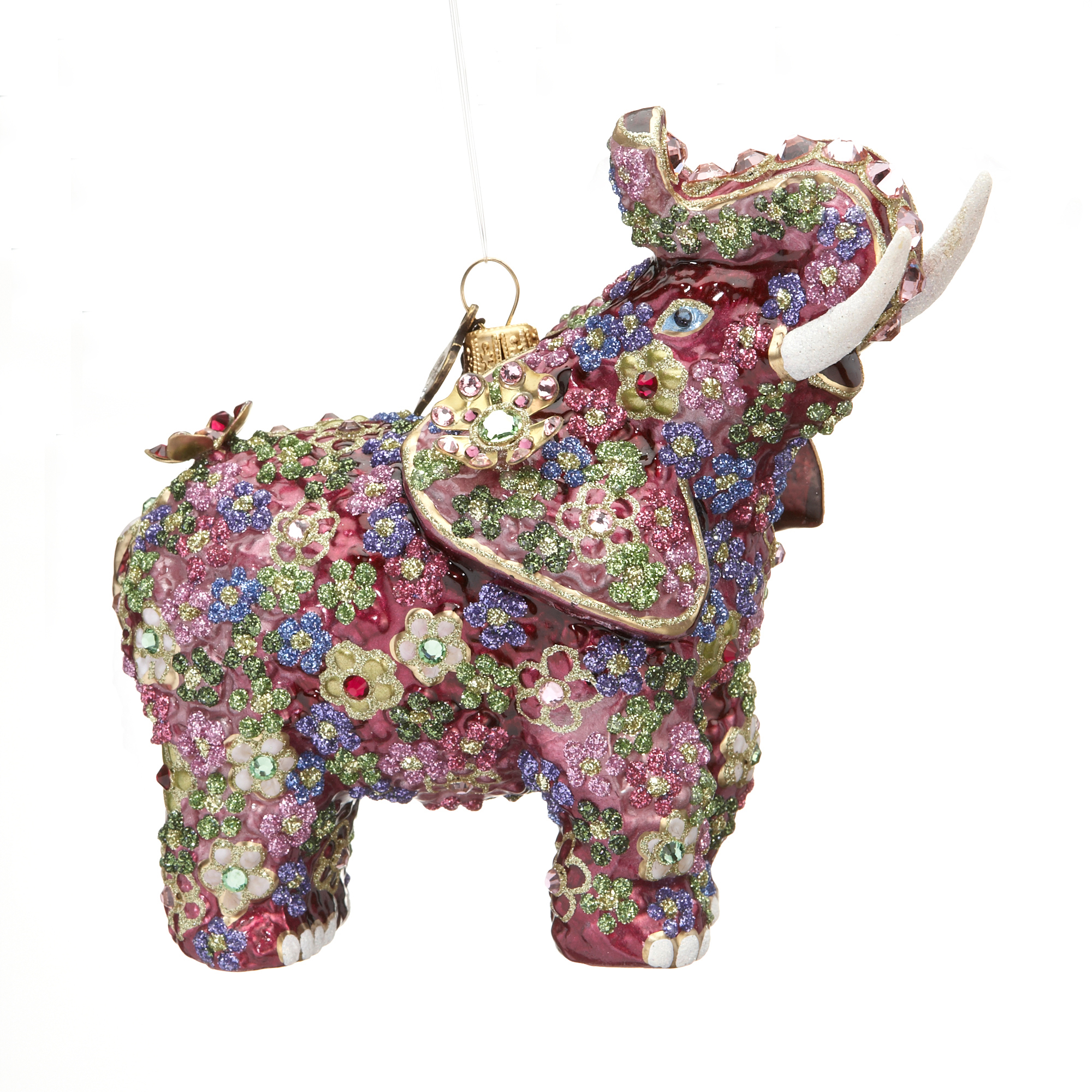 Elephant Christmas Ornament 
