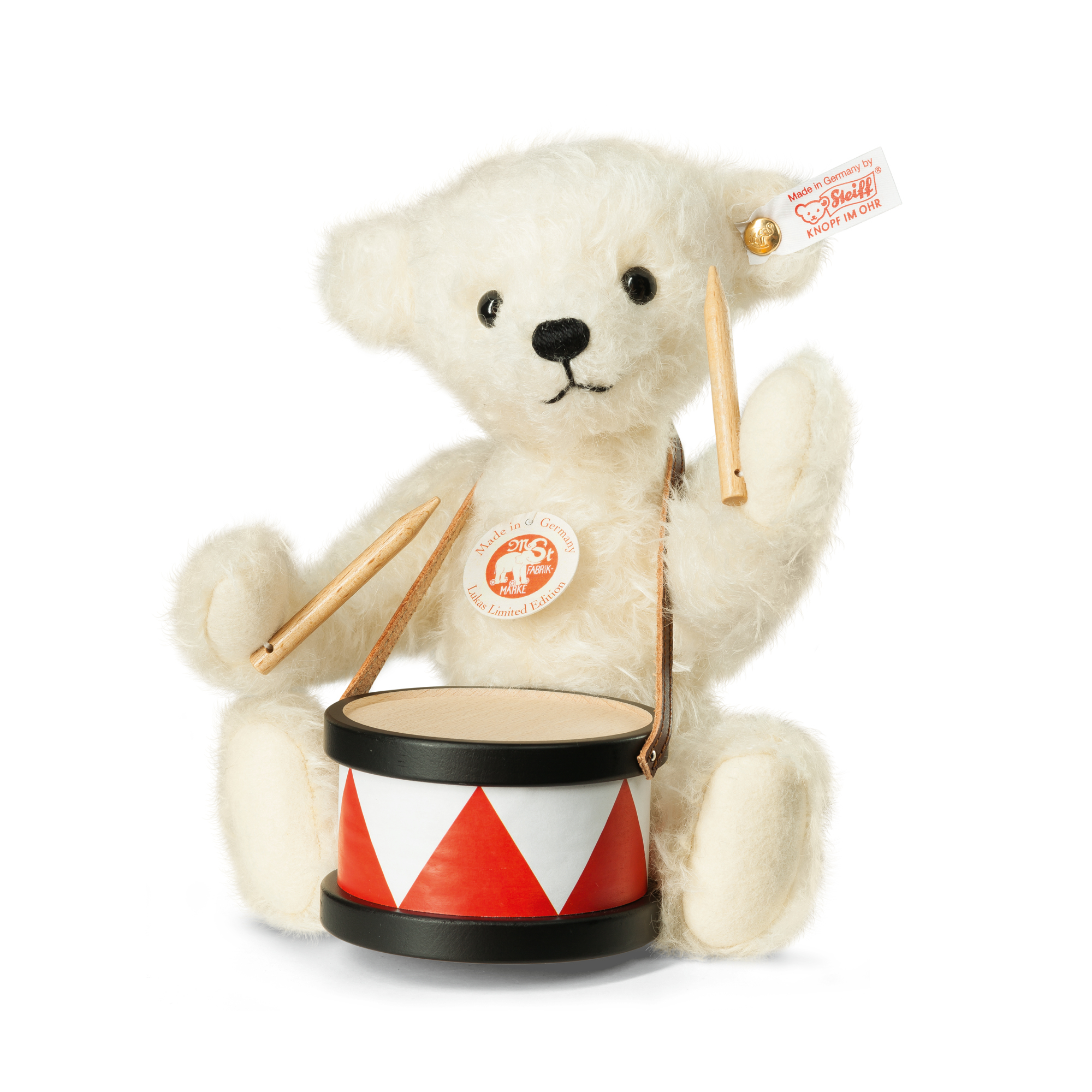 teddy bear with drum