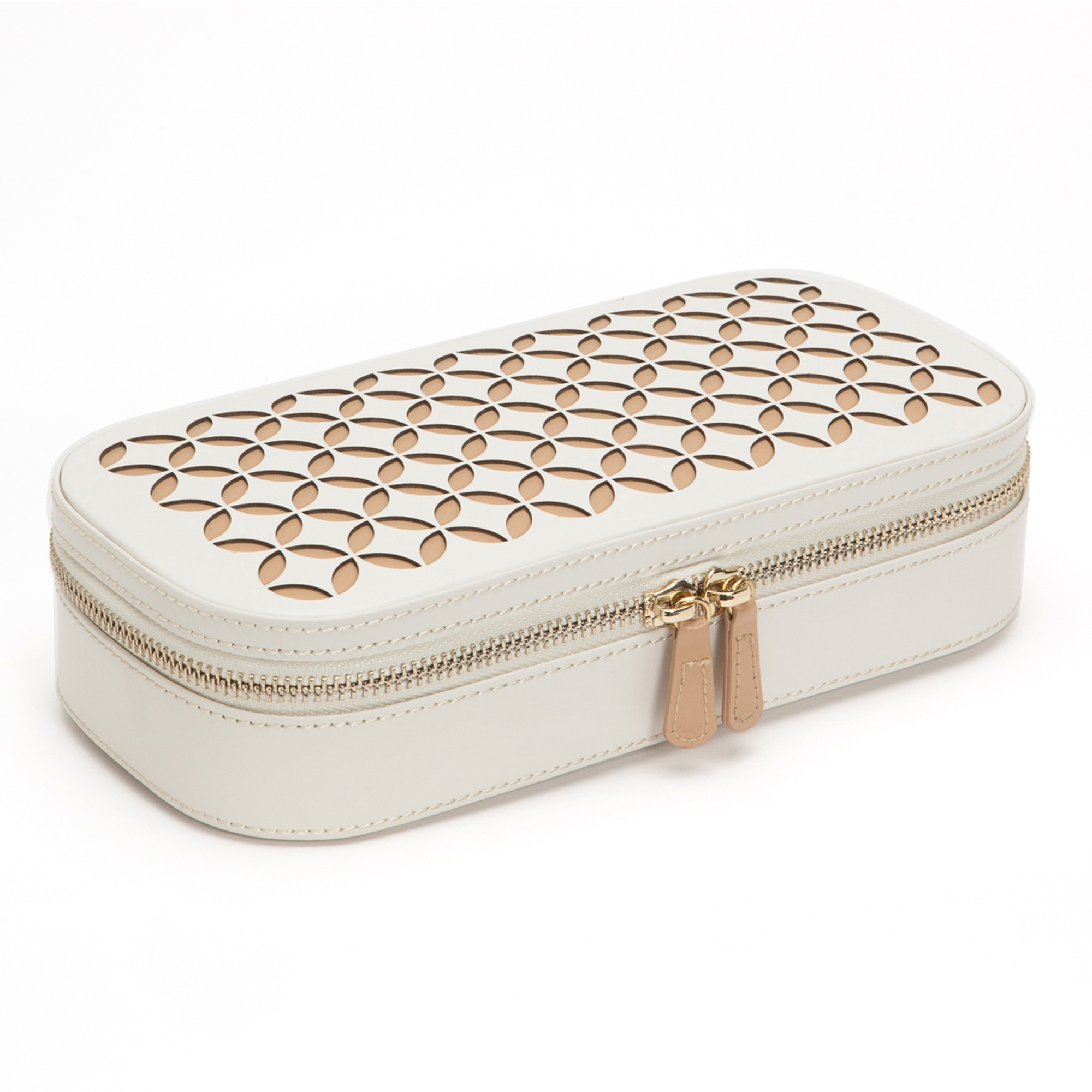 Zip Jewelry Case, Cream Gump's